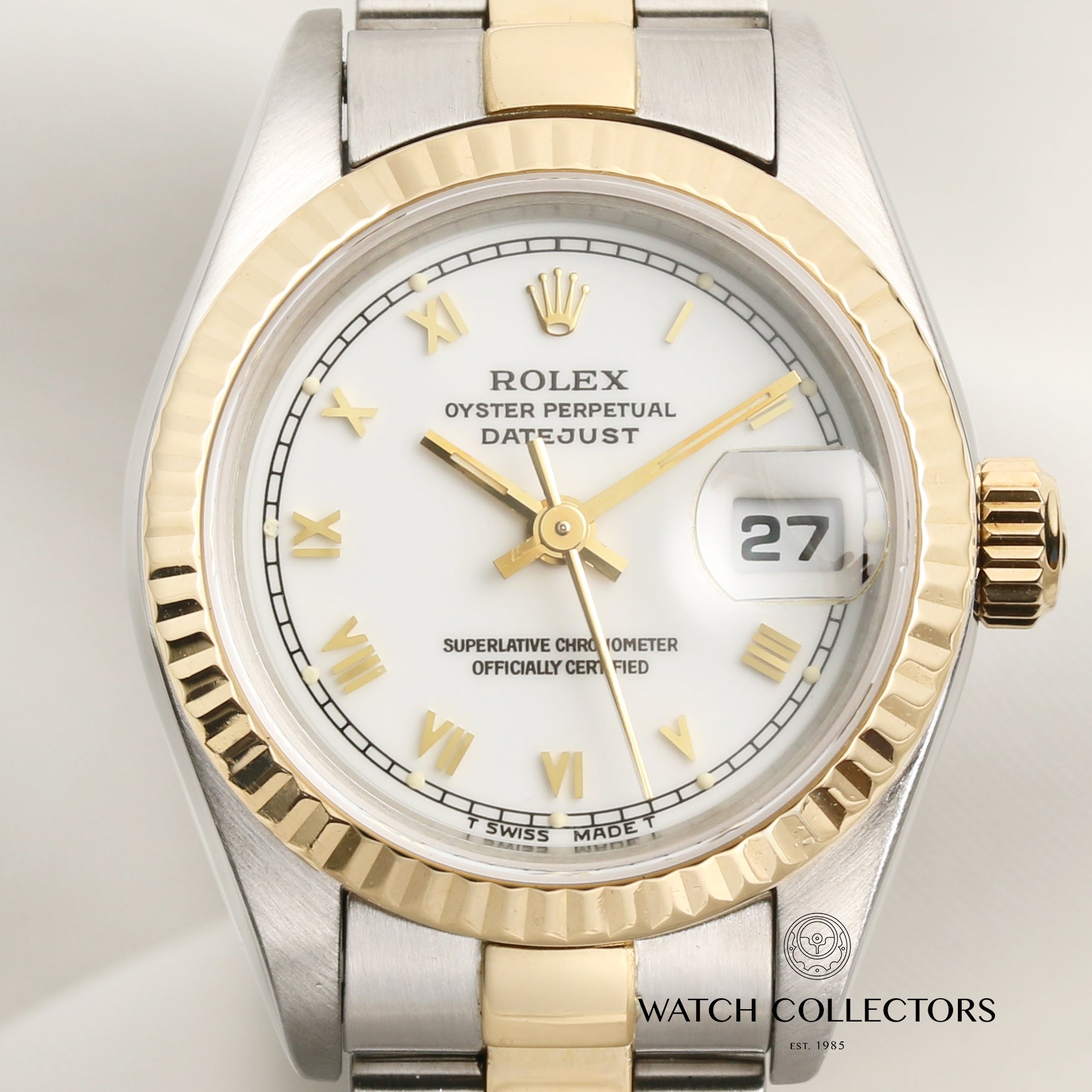 Rolex DateJust 69173 Steel & Gold Second Hand Watch Collectors 2