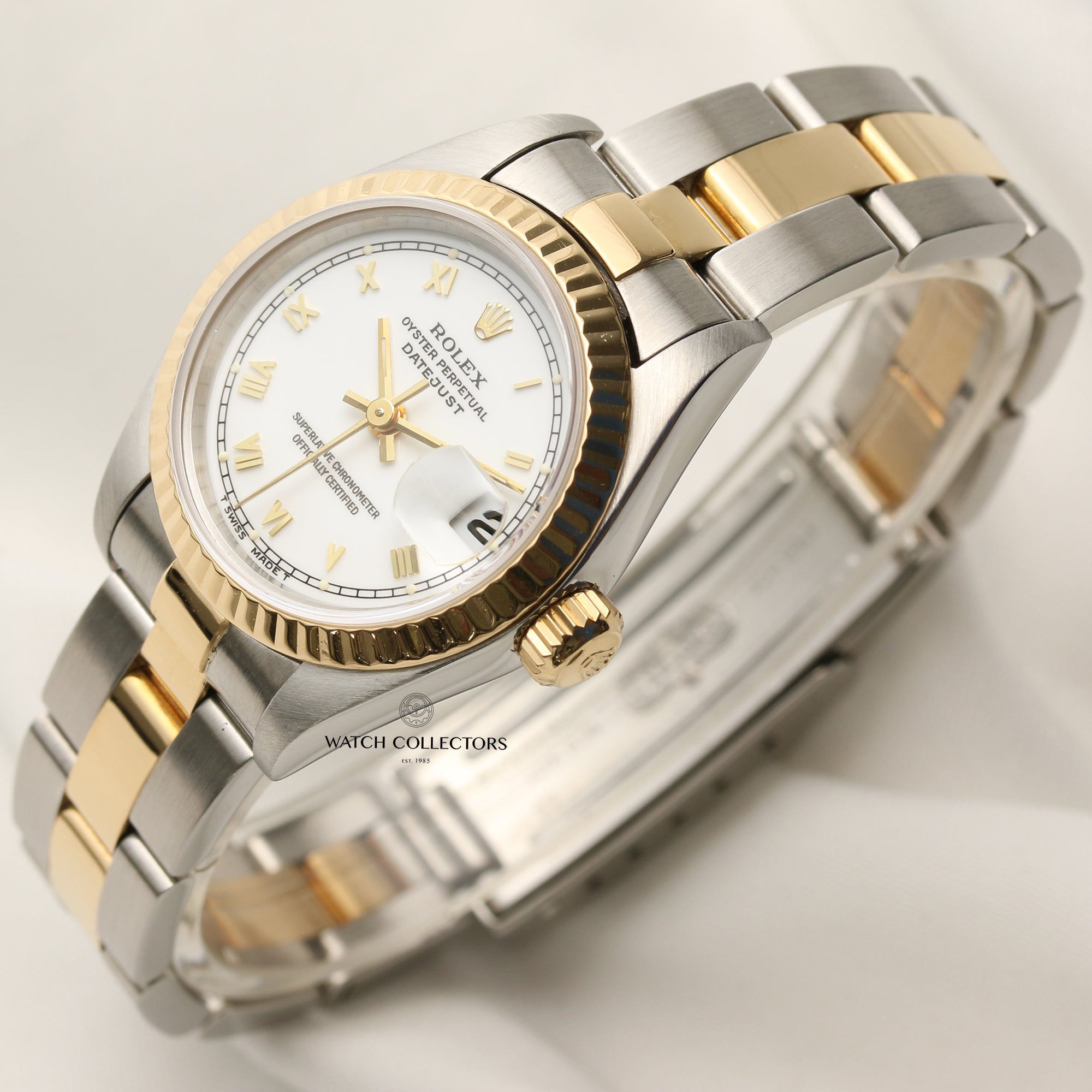 Rolex DateJust 69173 Steel & Gold Second Hand Watch Collectors 3