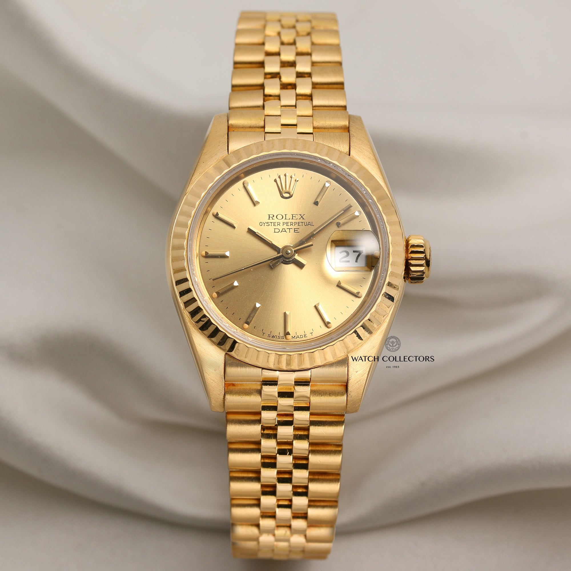 Rolex DateJust 69178 18K Yellow Gold Second Hand Watch Collectors 1