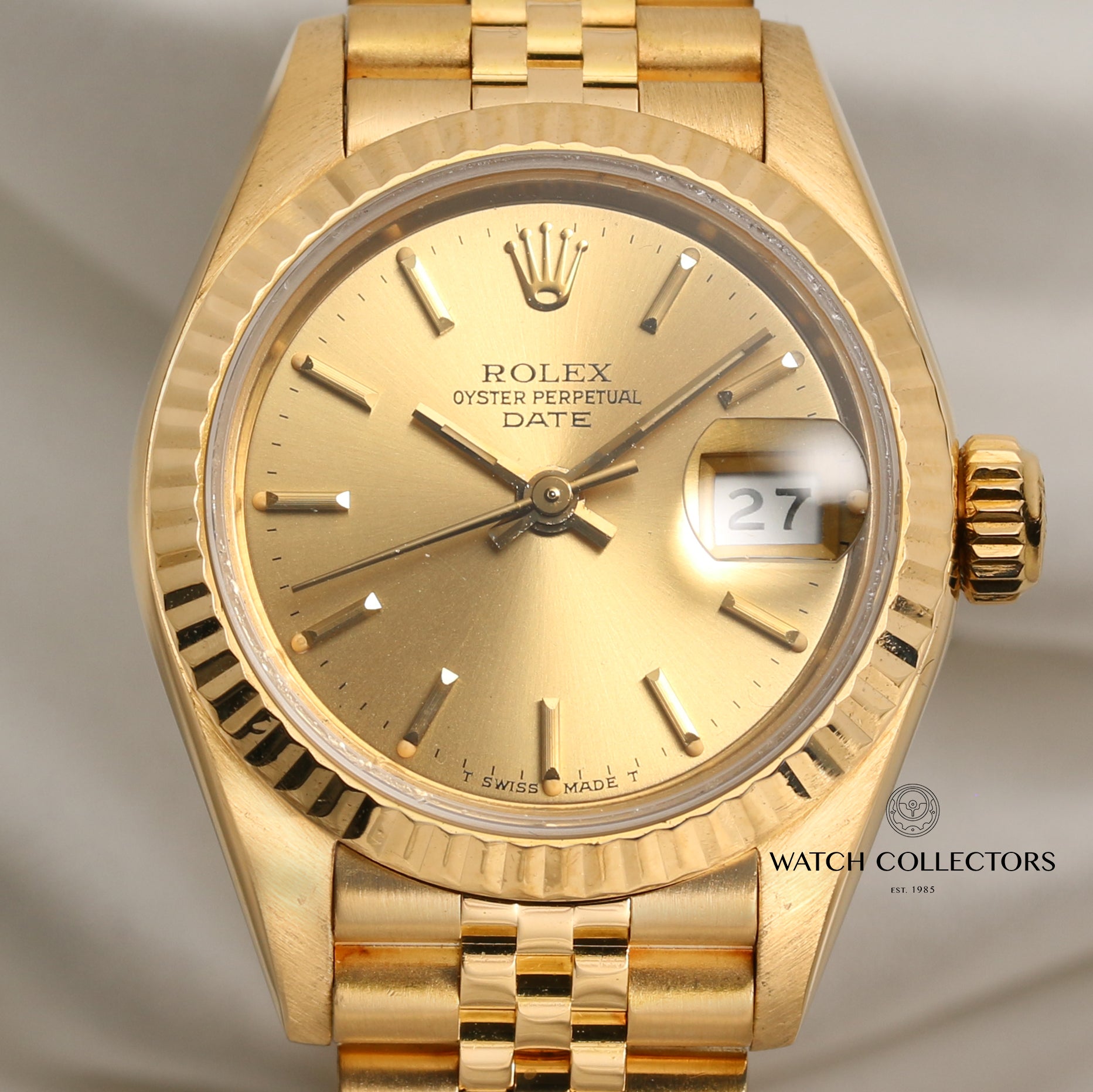 Rolex DateJust 69178 18K Yellow Gold Second Hand Watch Collectors 2
