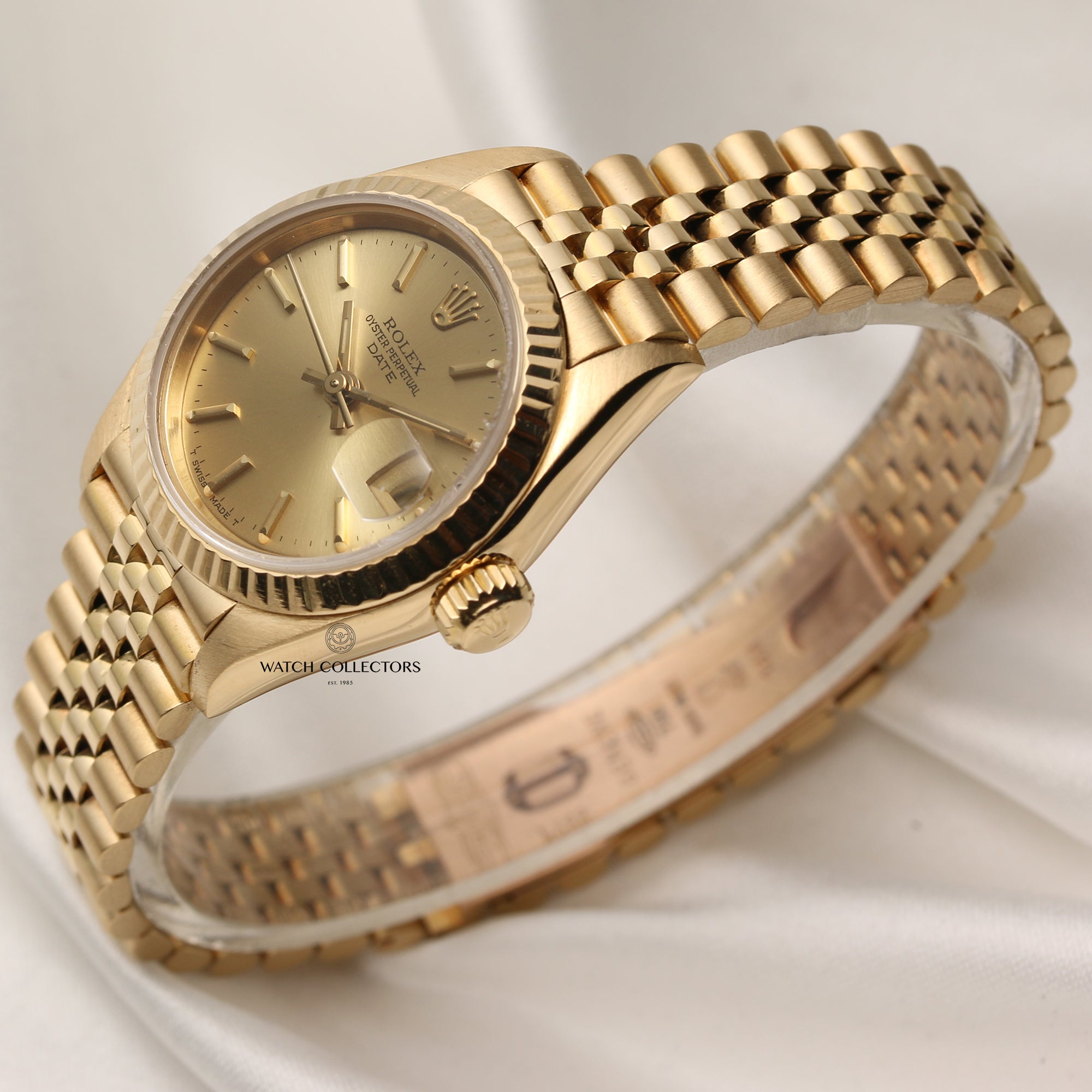 Rolex DateJust 69178 18K Yellow Gold Second Hand Watch Collectors 3