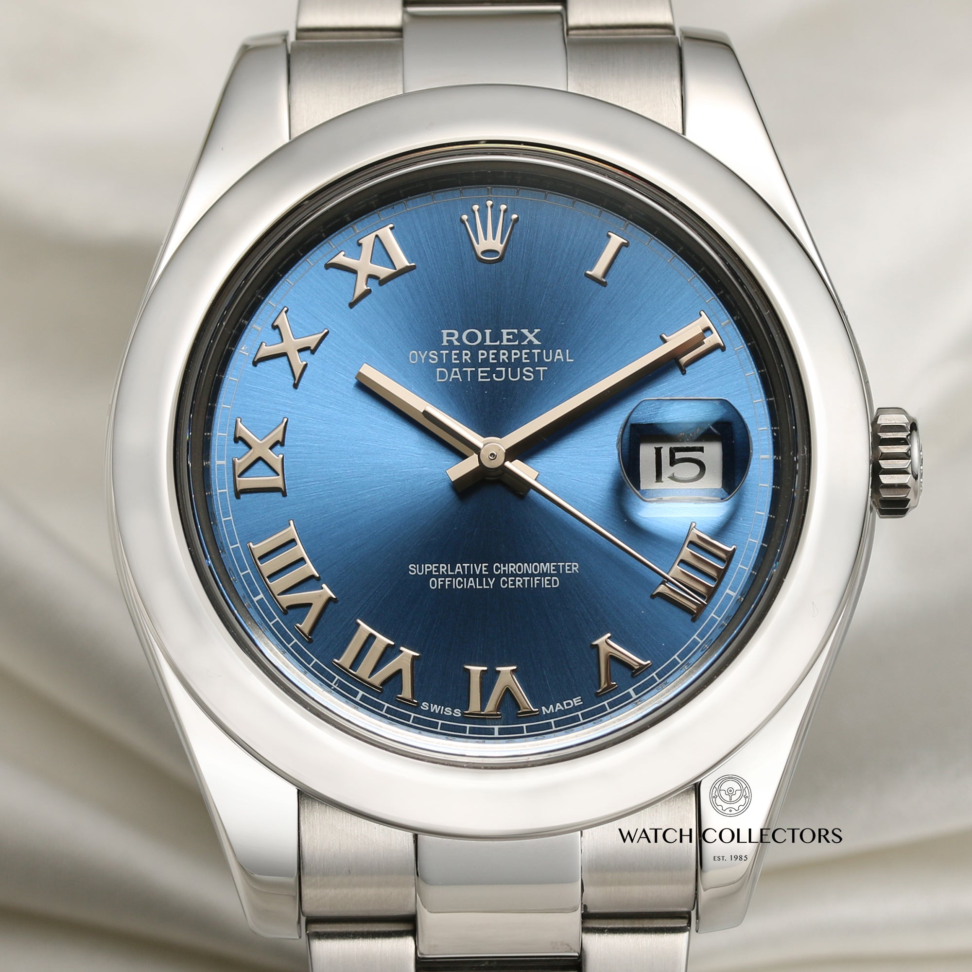 Rolex DateJust II 116300 Stainless Steel Second Hand Watch Collectors 2