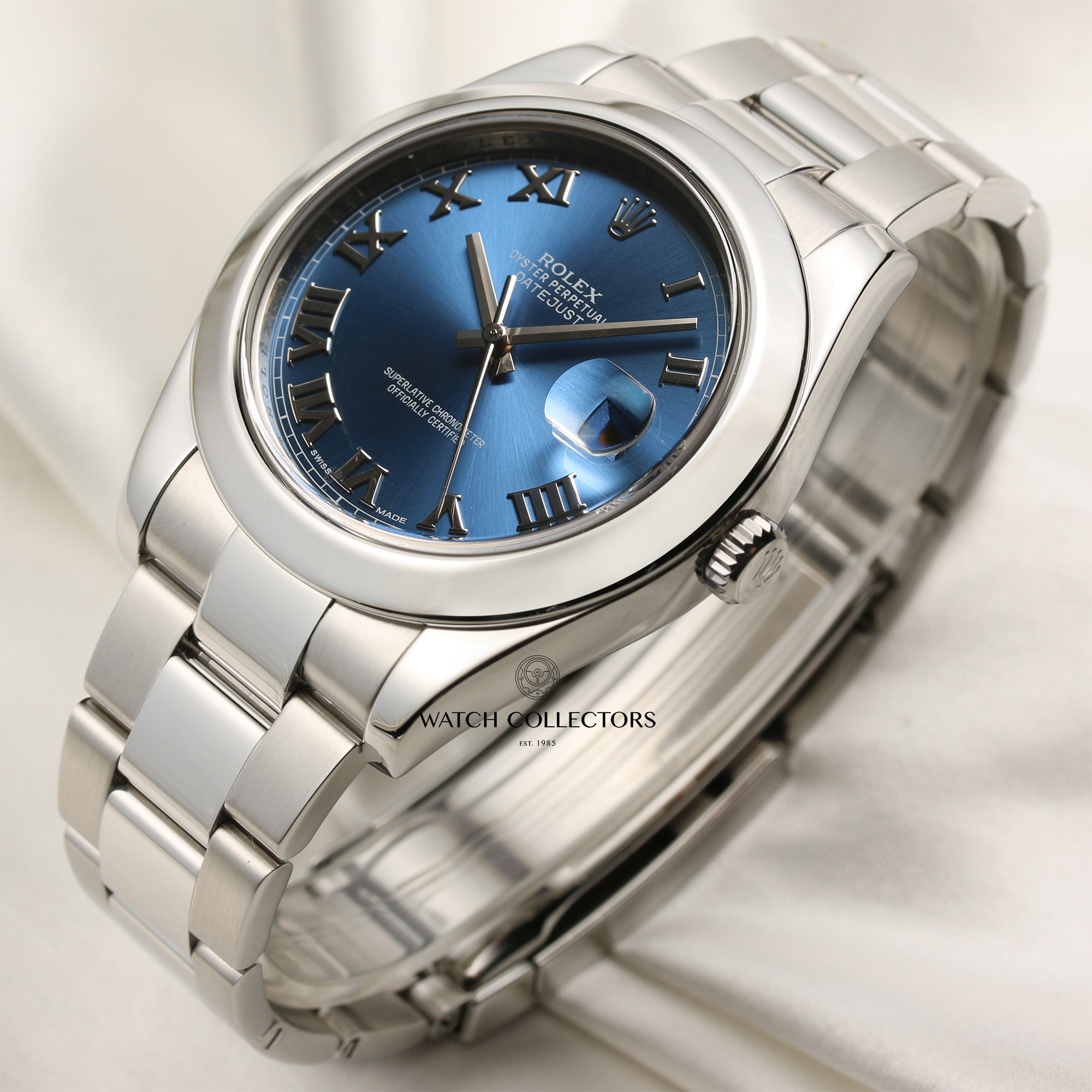 Rolex DateJust II 116300 Stainless Steel Second Hand Watch Collectors 3