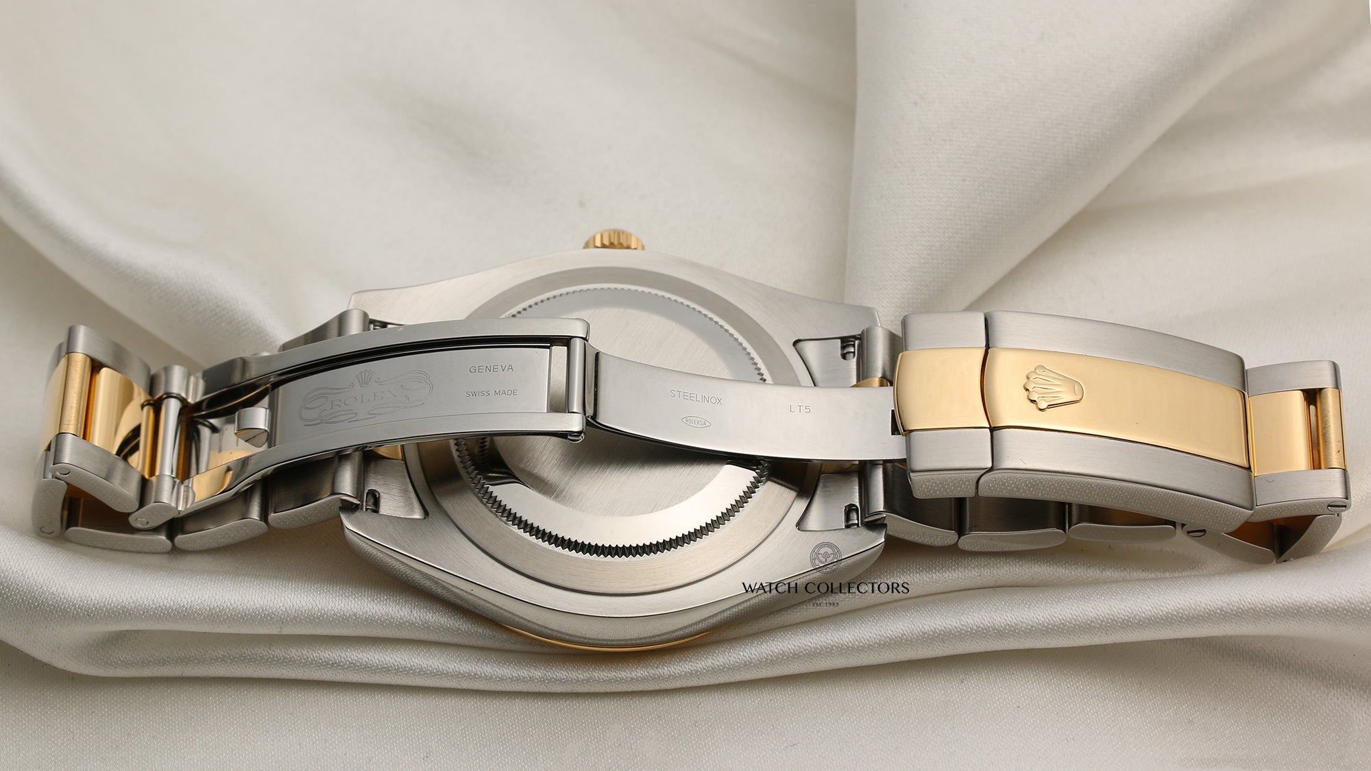 Rolex DateJust II 116333 Steel & Gold Diamond Champagne Dial Second Hand Watch Collectors 8