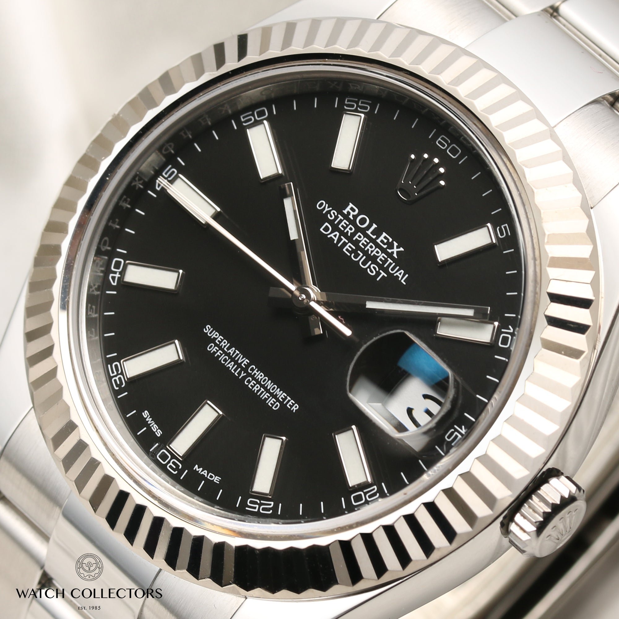 Rolex DateJust II 116334 Stainless Steel Oyster Bracelet Second Hand Watch Collectors 4