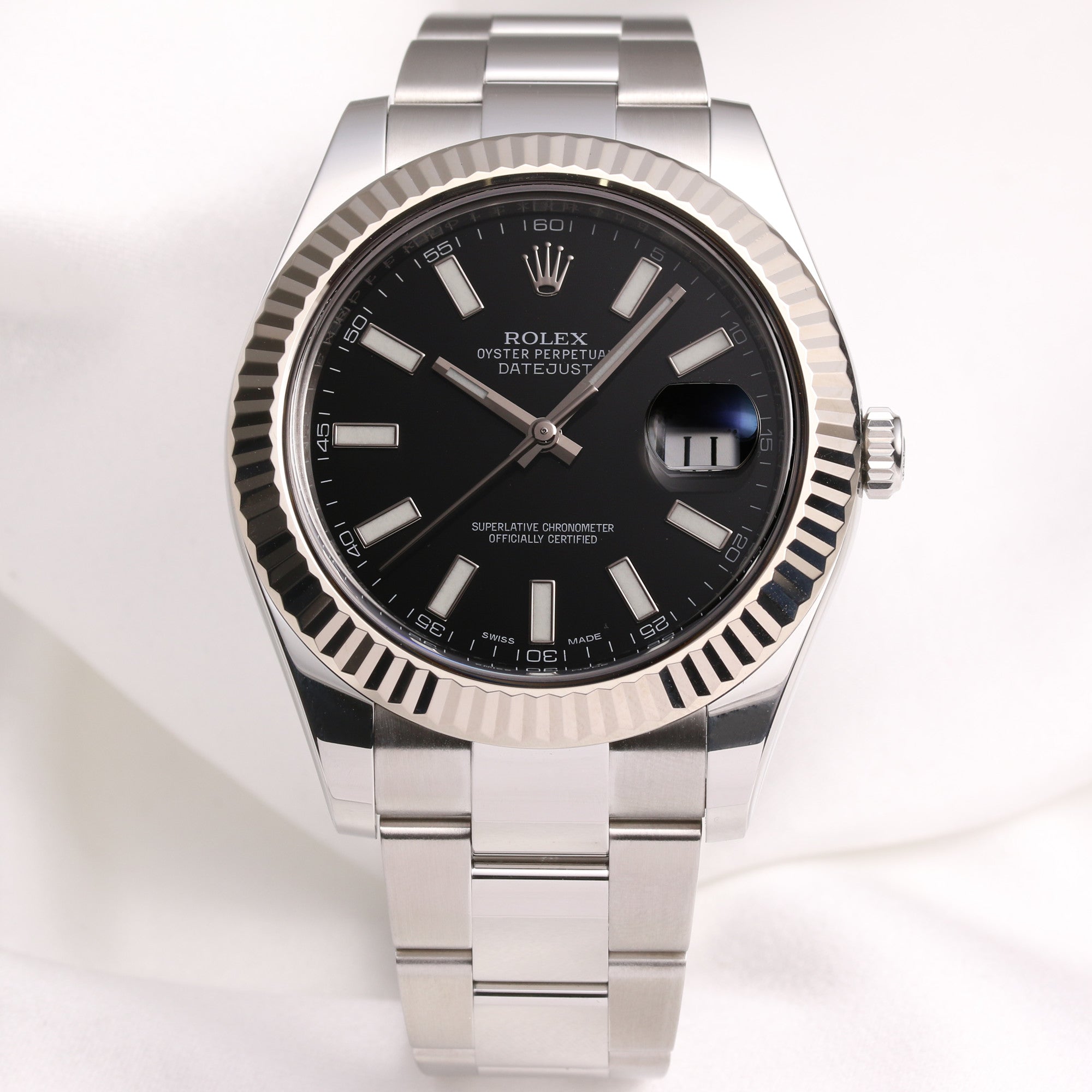 Rolex DateJust II 116334 Stainless Steel Second Hand Watch Collectors 1