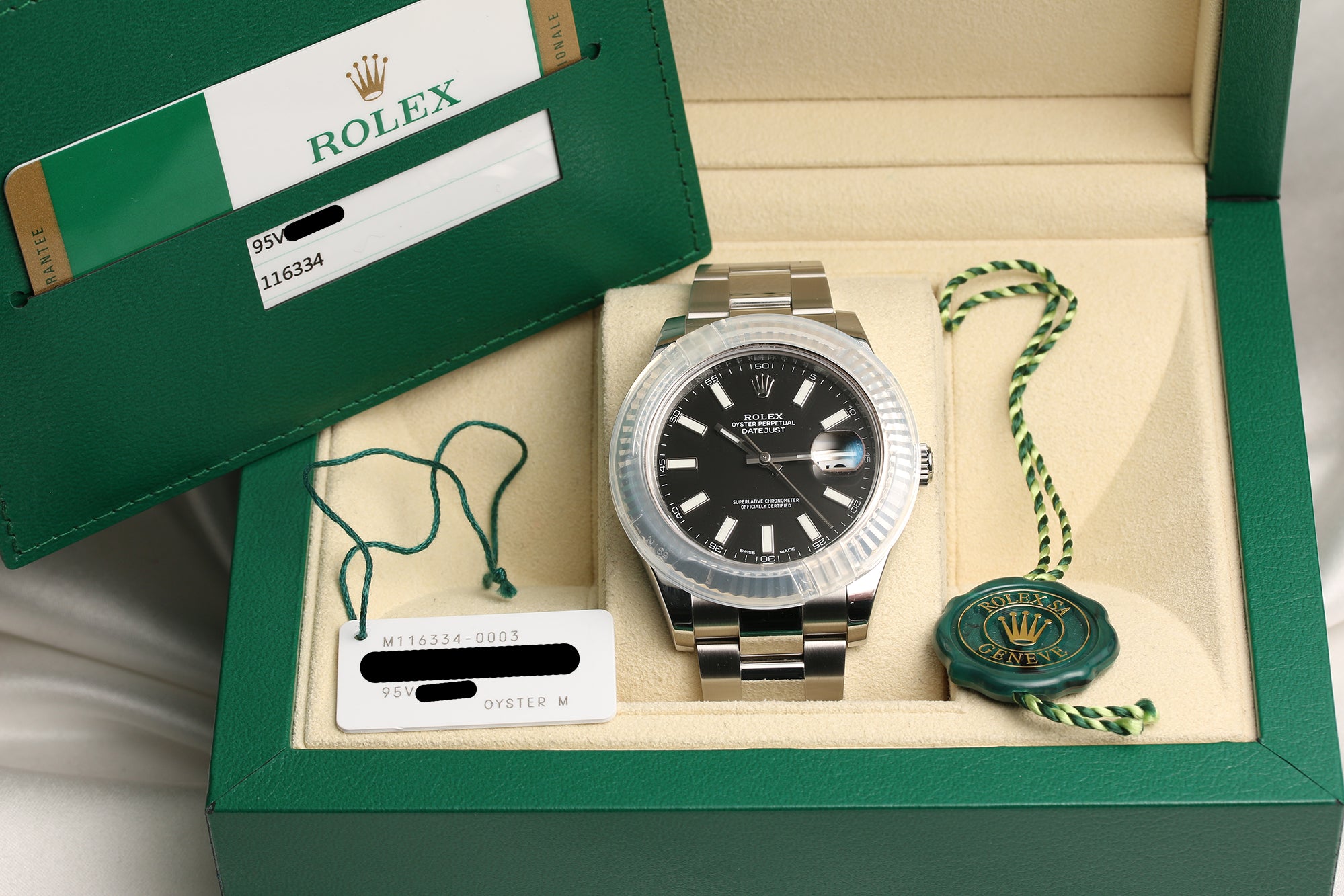 Rolex DateJust II 2 116334 Stainless Steel Oyster Bracelet Second Hand Watch Collectors 10