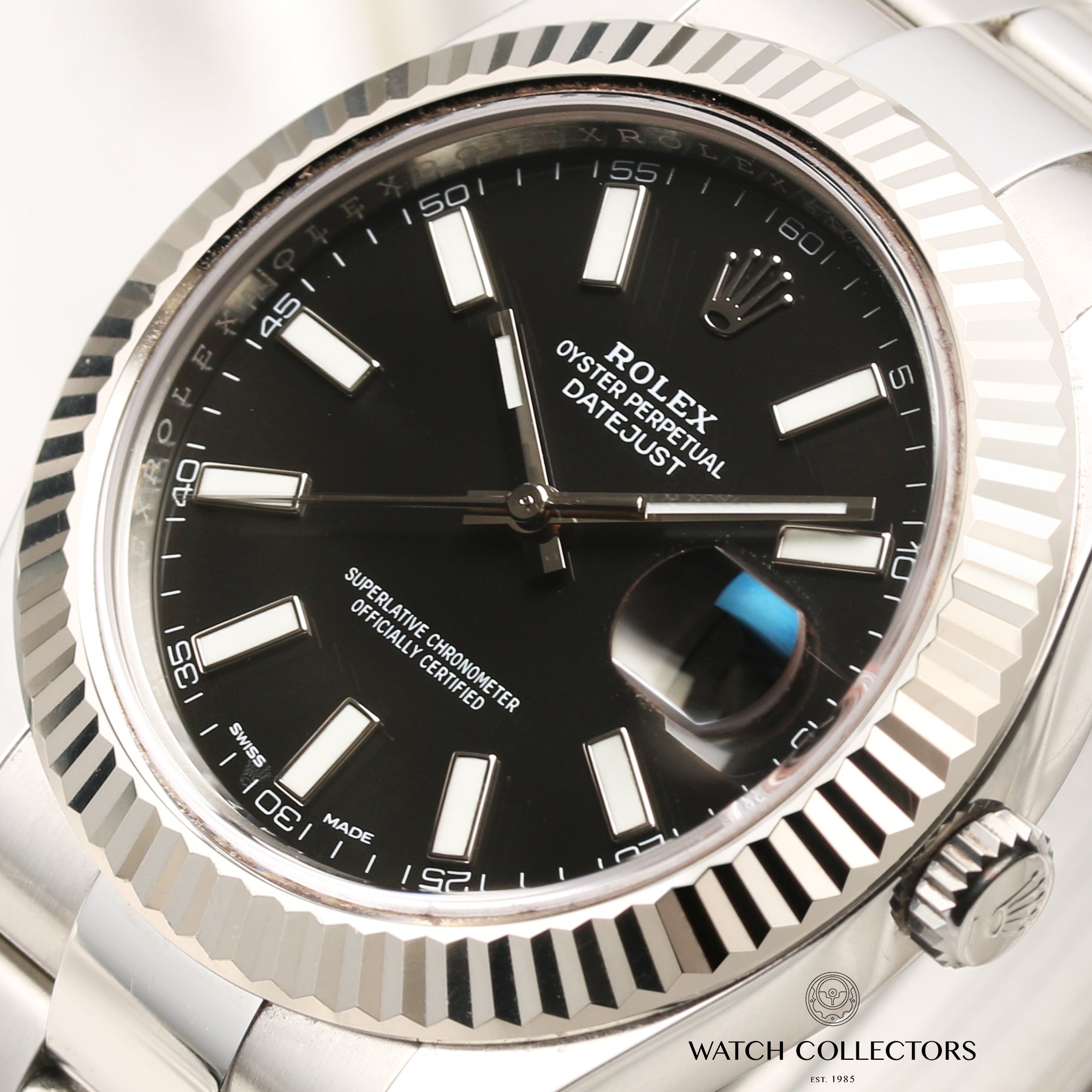 Rolex DateJust II 2 116334 Stainless Steel Oyster Bracelet Second Hand Watch Collectors 4