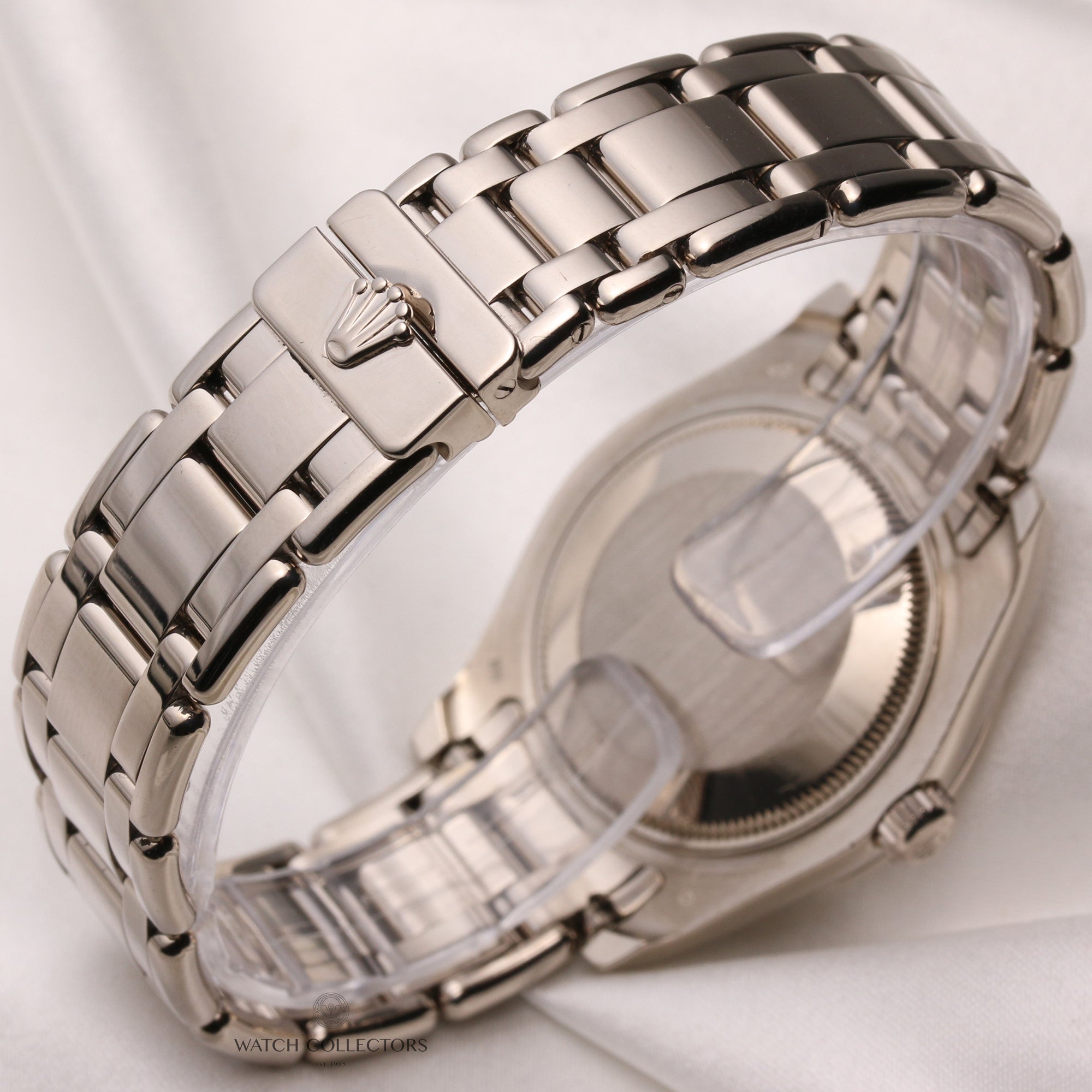 Rolex-DateJust-PearlMaster-Masterpiece-81209-18K-White-Gold-Midsize-Second-Hand-Watch-Collectors-6