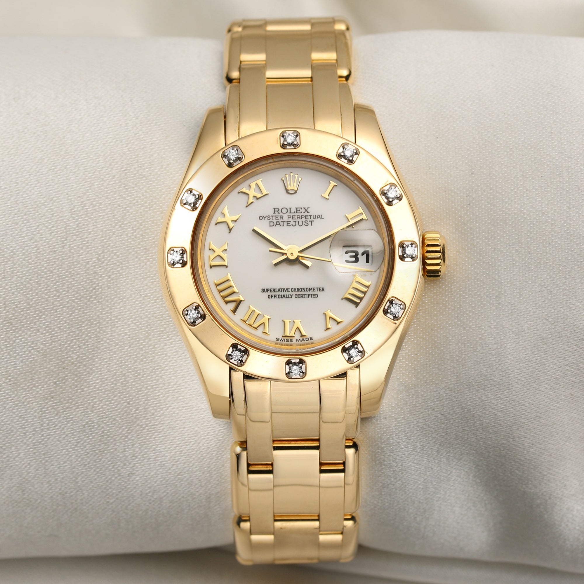 Rolex-DateJust-Pearlmaster-18K-Yellow-Gold-Diamond-Second-Hand-Watch-Collectors-1