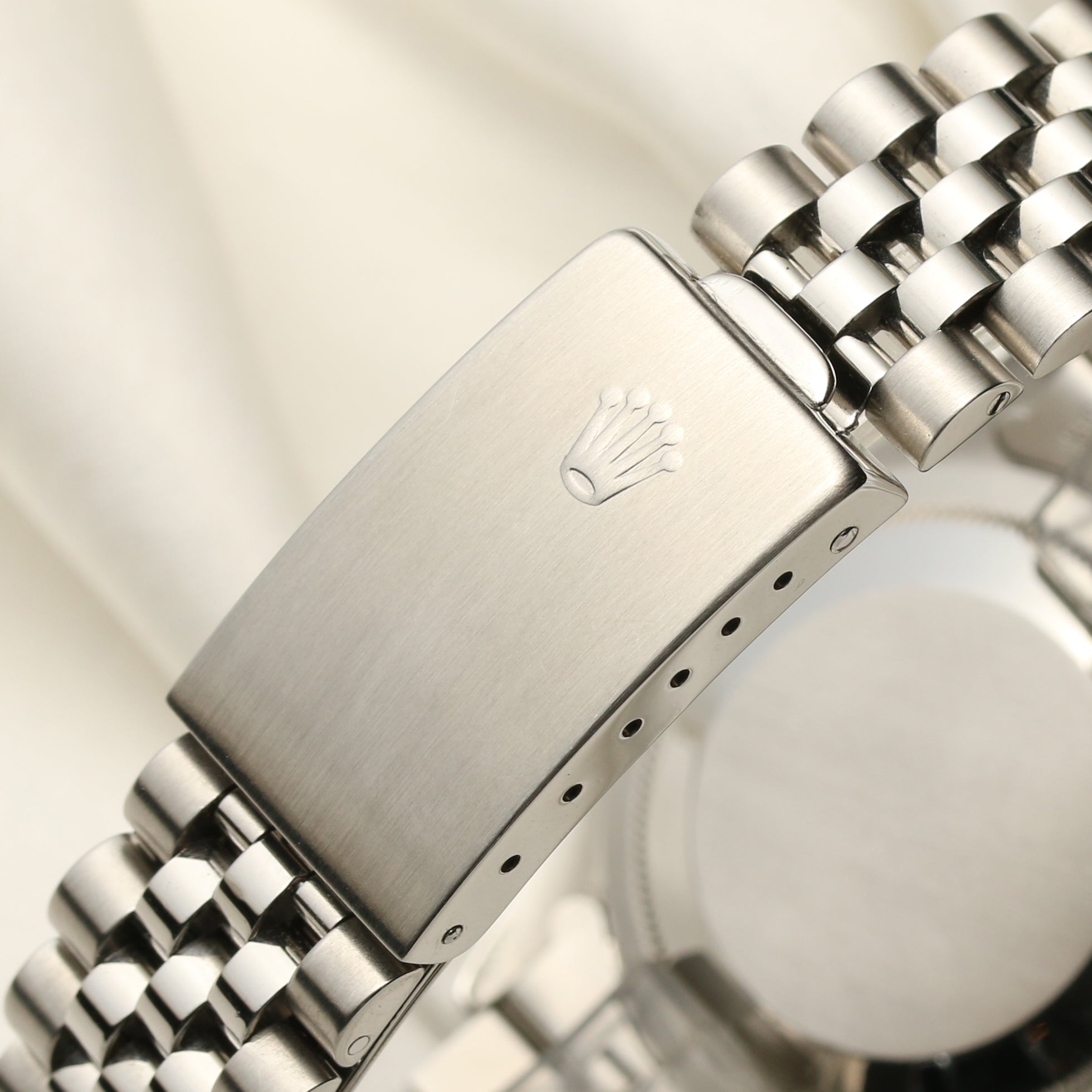 Rolex DateJust Stainless Steel Blue Dial Second Hand Watch Collectors 8