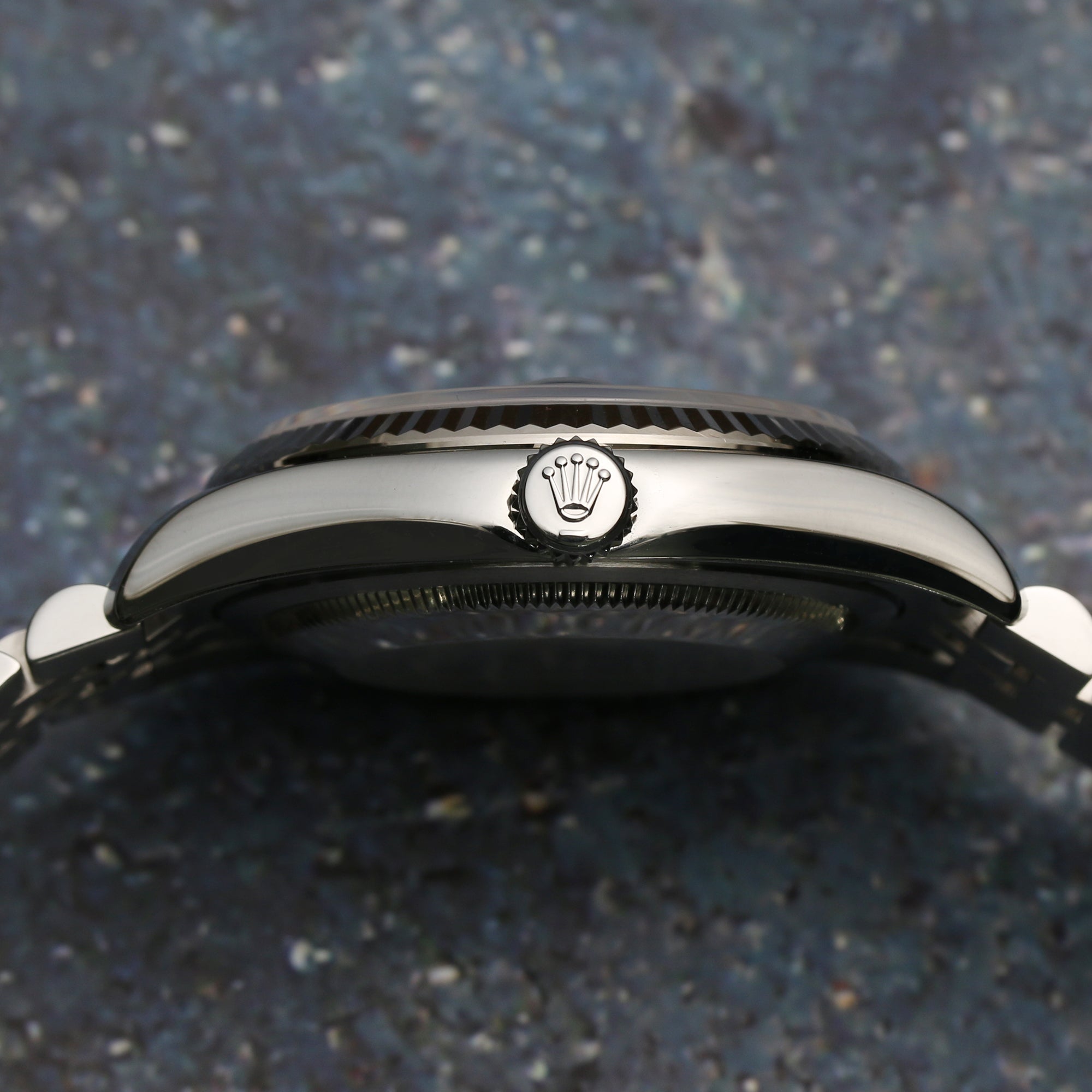 Rolex DateJust Stainless Steel Blue Diamond Dial Second Hand Watch Collectors 5