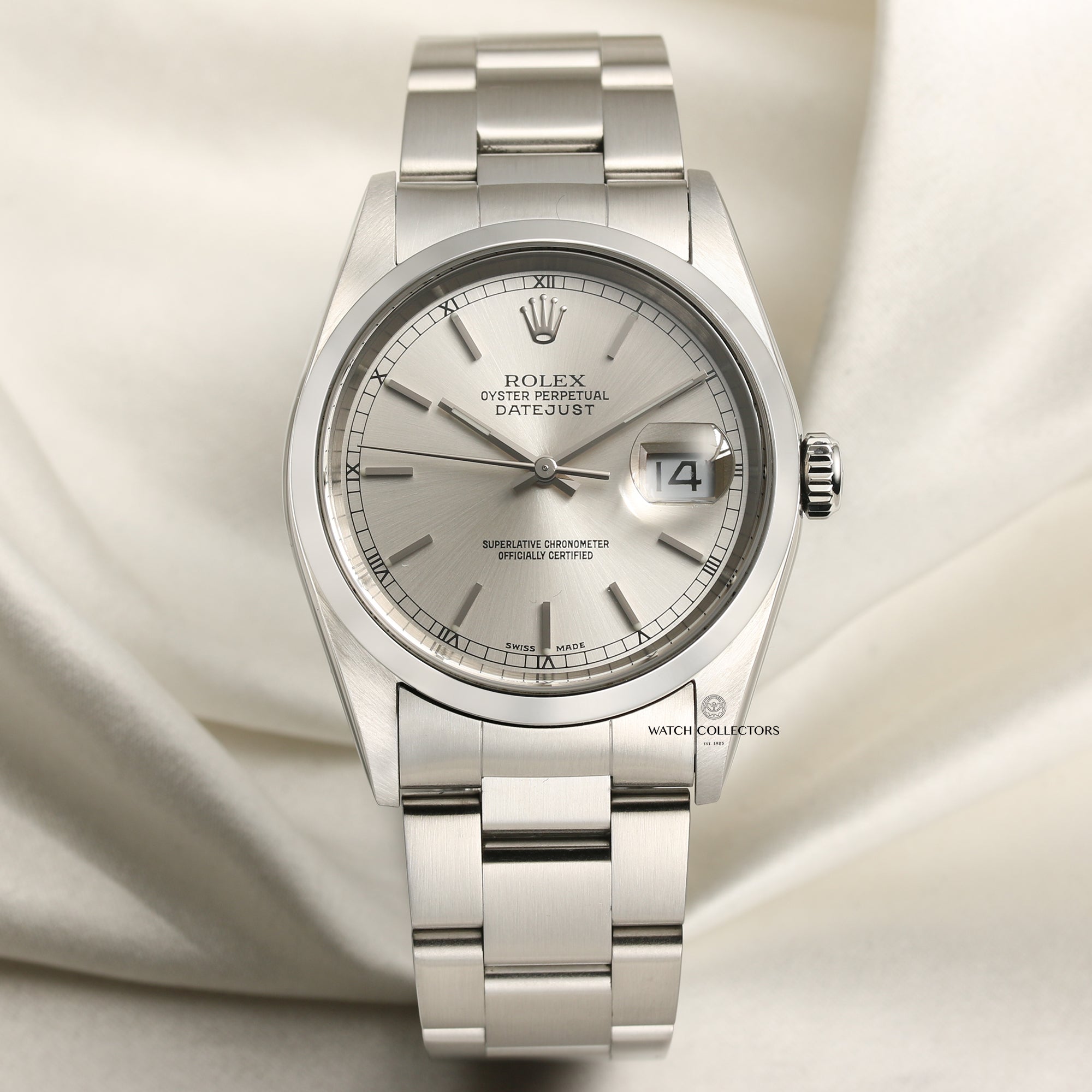Rolex DateJust Stainless Steel Second Hand Watch Collectors 1 - Copy - Copy