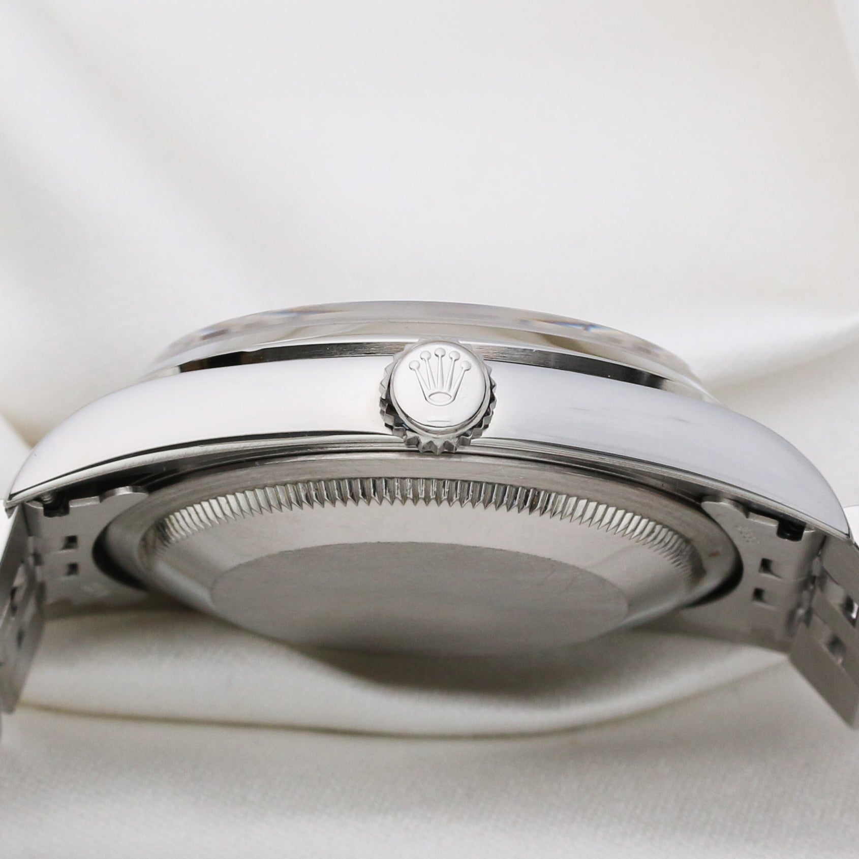 Rolex DateJust Stainless Steel Silver Dial Second Hand Watch Collectors 5