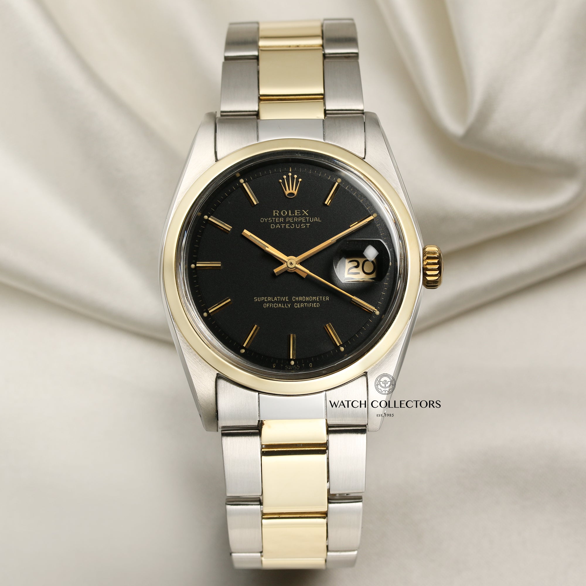 Rolex DateJust Steel & Gold Second Hand Watch Collectors 1