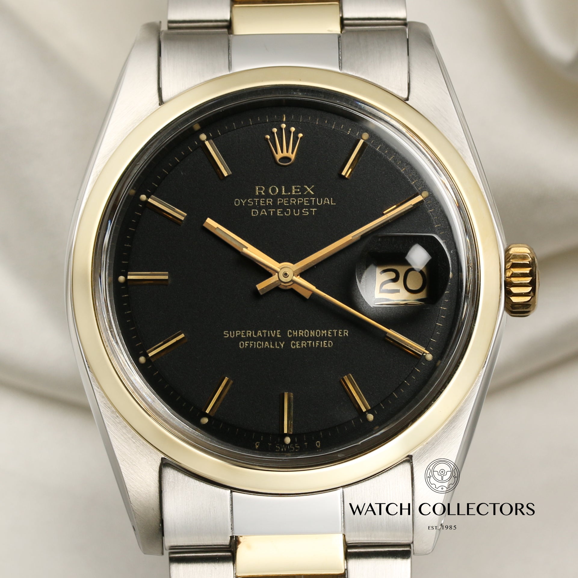 Rolex DateJust Steel & Gold Second Hand Watch Collectors 2
