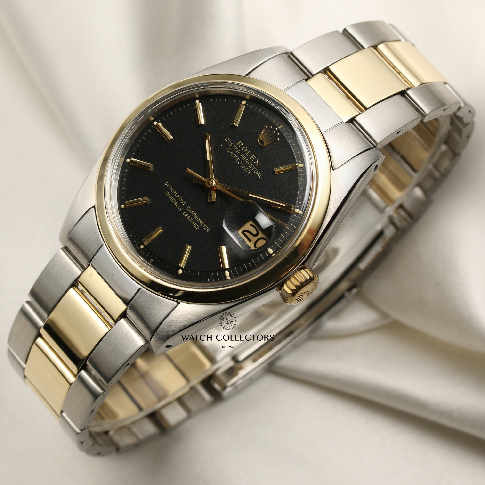 Rolex DateJust Steel & Gold Second Hand Watch Collectors 3
