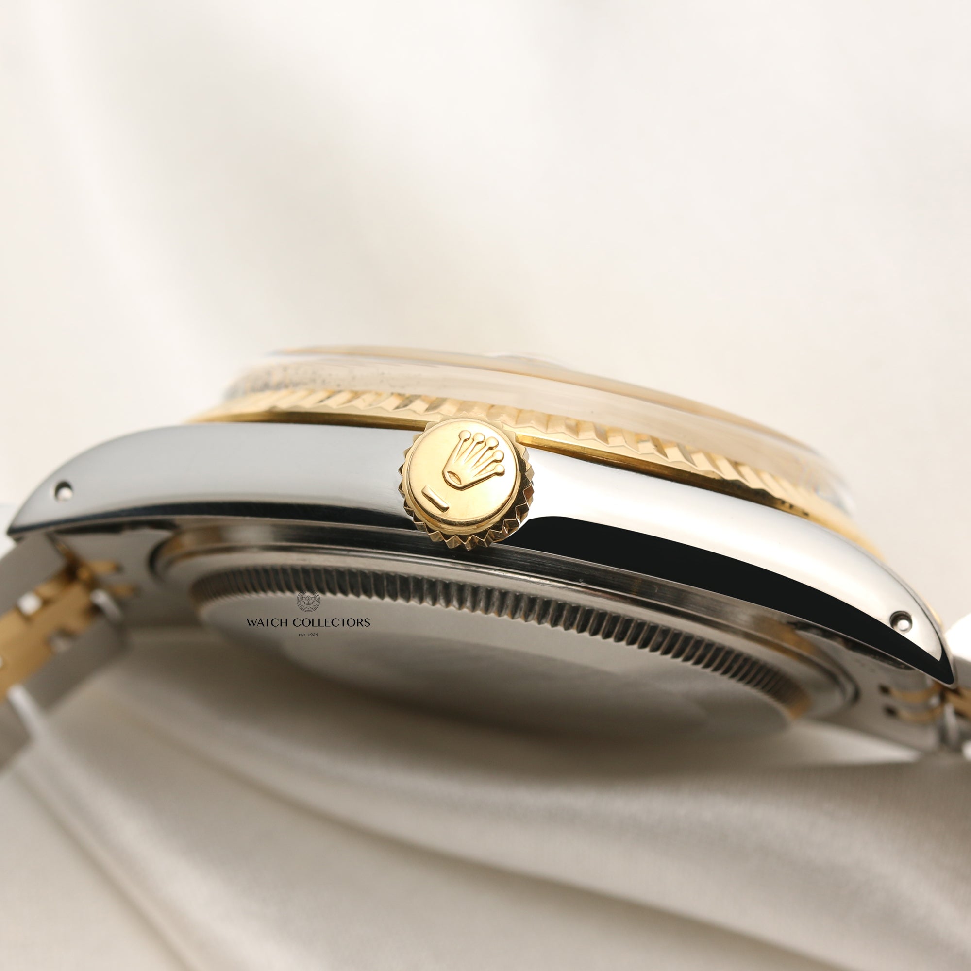 Rolex DateJust Steel & Gold Second Hand Watch Collectors 5