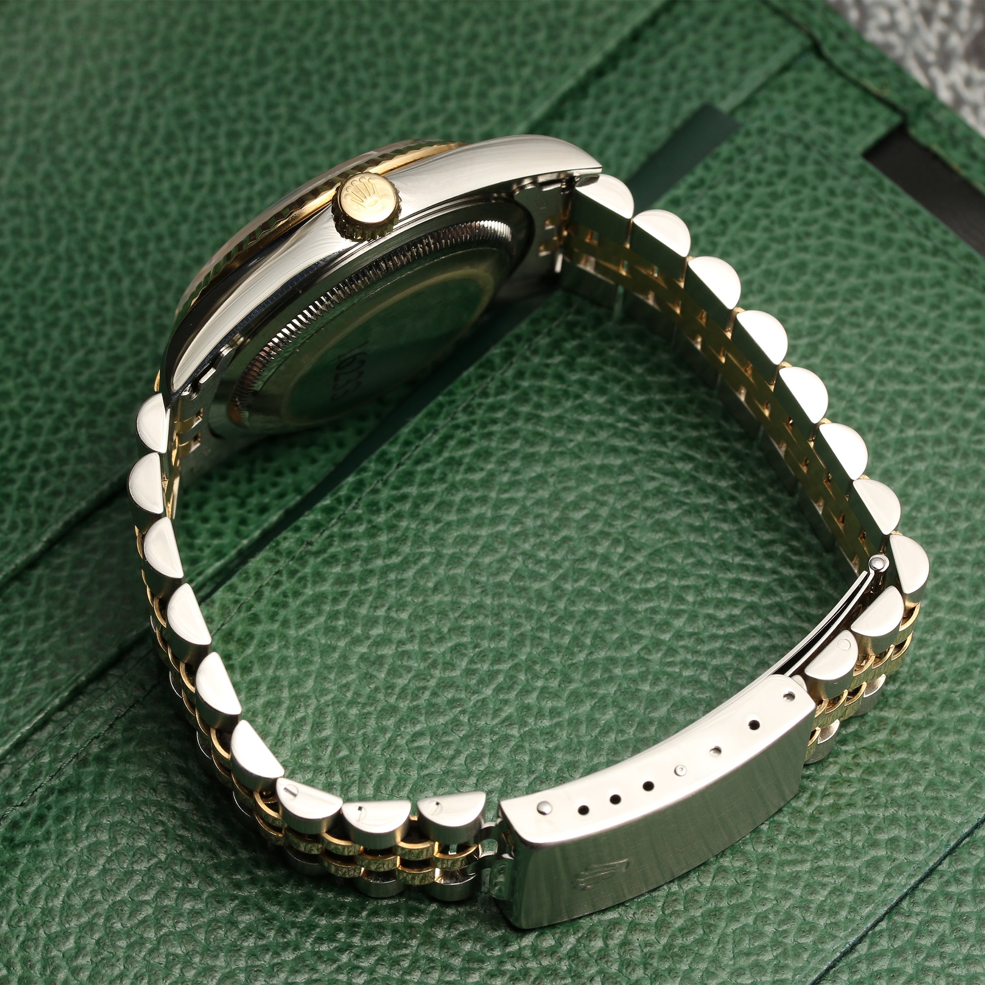 Rolex DateJust Steel & Gold Second Hand Watch Collectors 5