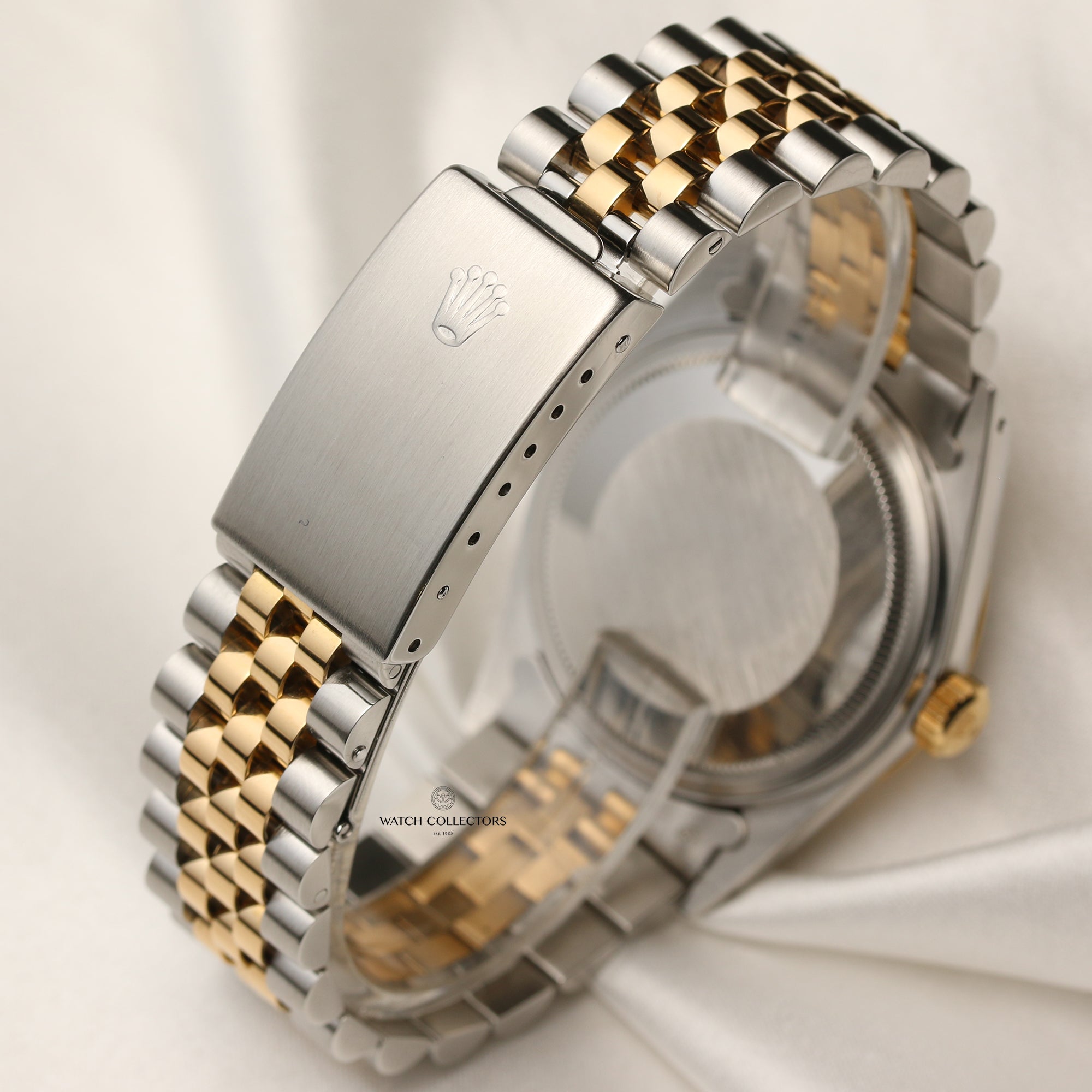 Rolex DateJust Steel & Gold Second Hand Watch Collectors 6