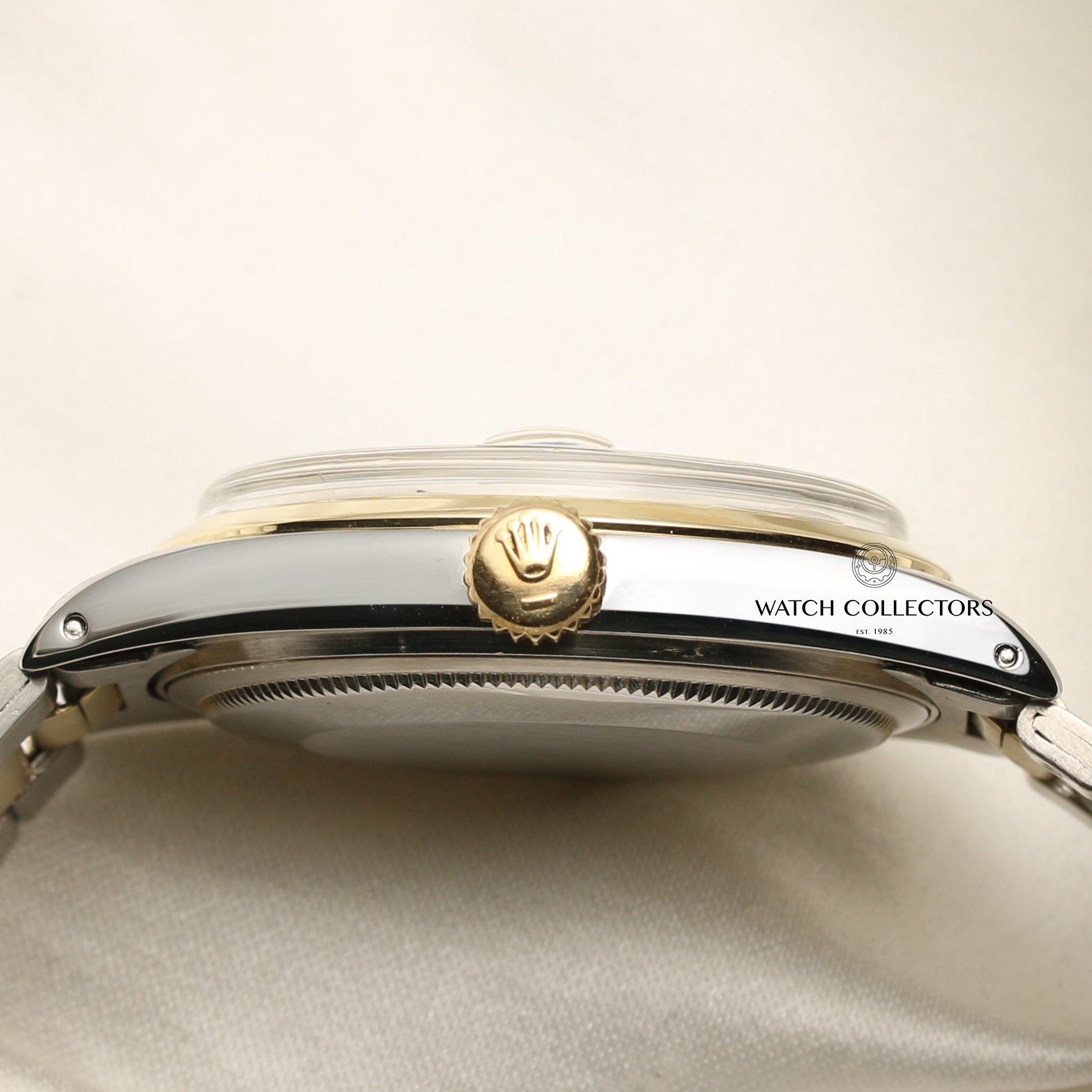 Rolex DateJust Steel & Gold Second Hand Watch Collectors 6