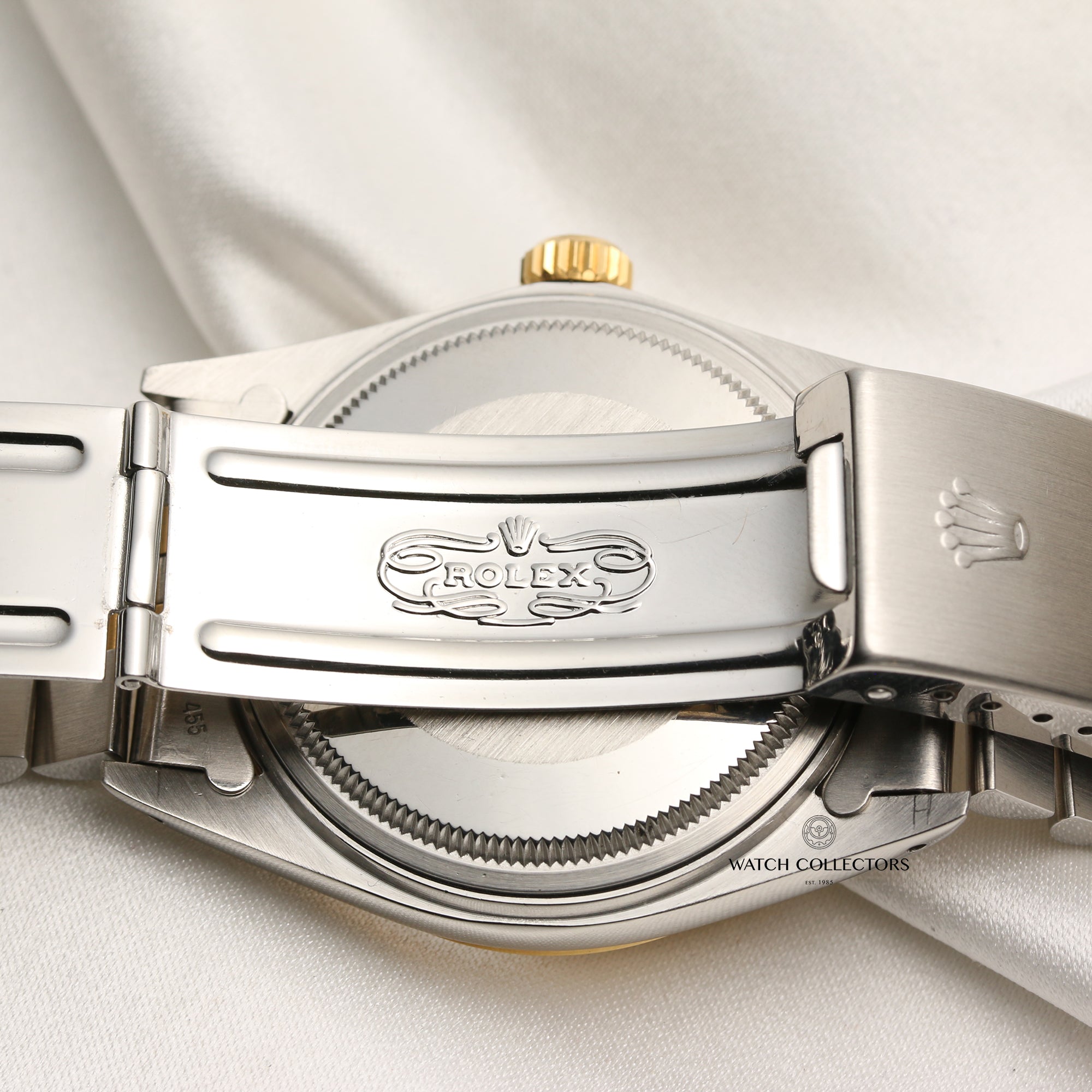 Rolex DateJust Steel & Gold Second Hand Watch Collectors 7