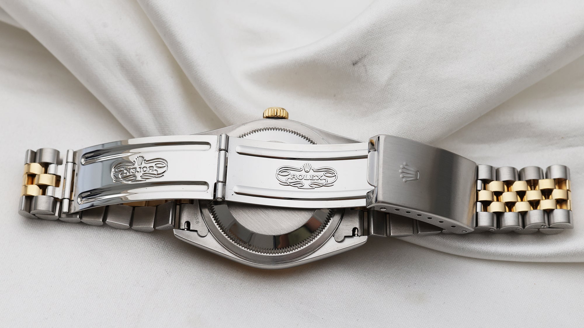 Rolex DateJust Steel & Gold Second Hand Watch Collectors 7