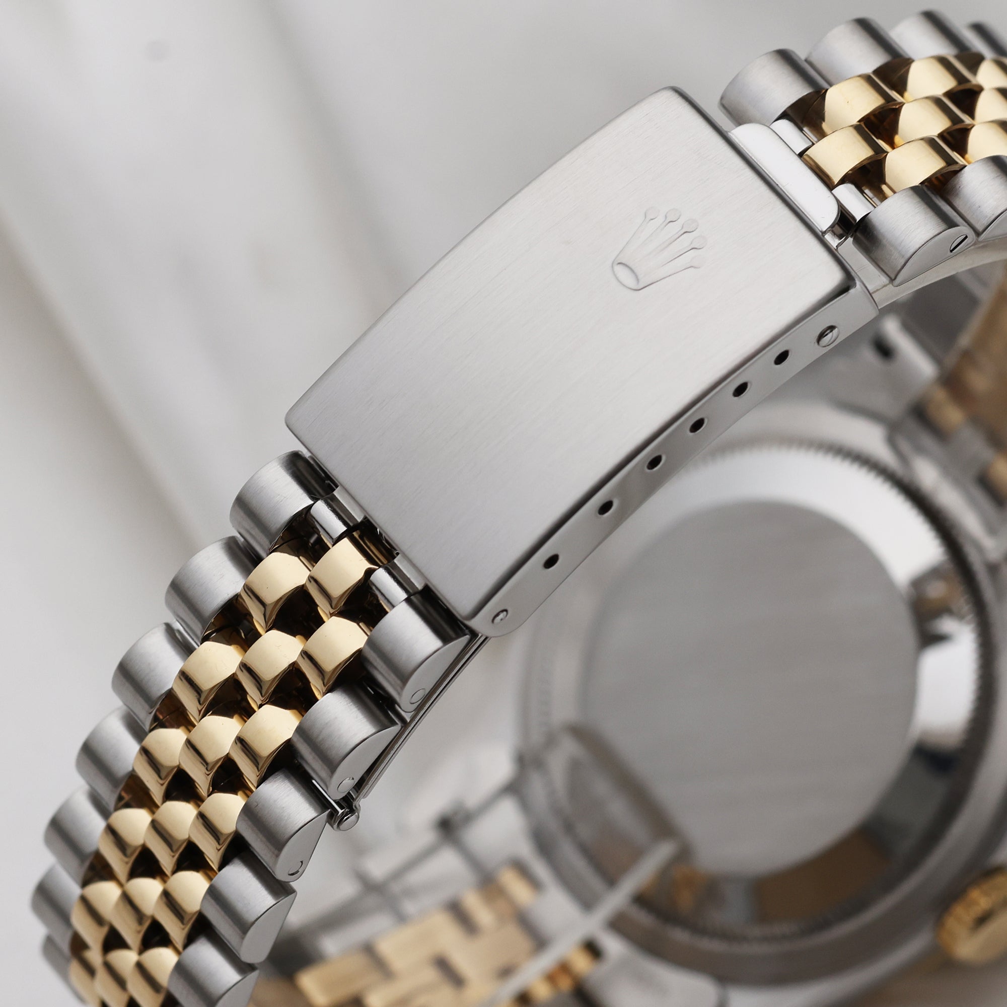 Rolex DateJust Steel & Gold Second Hand Watch Collectors 8