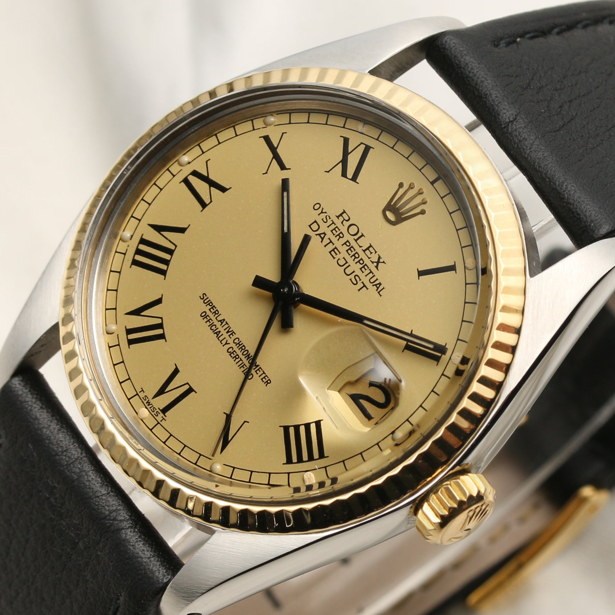 Rolex DateJust Steel & Gold Second hand Watch Collectors 4