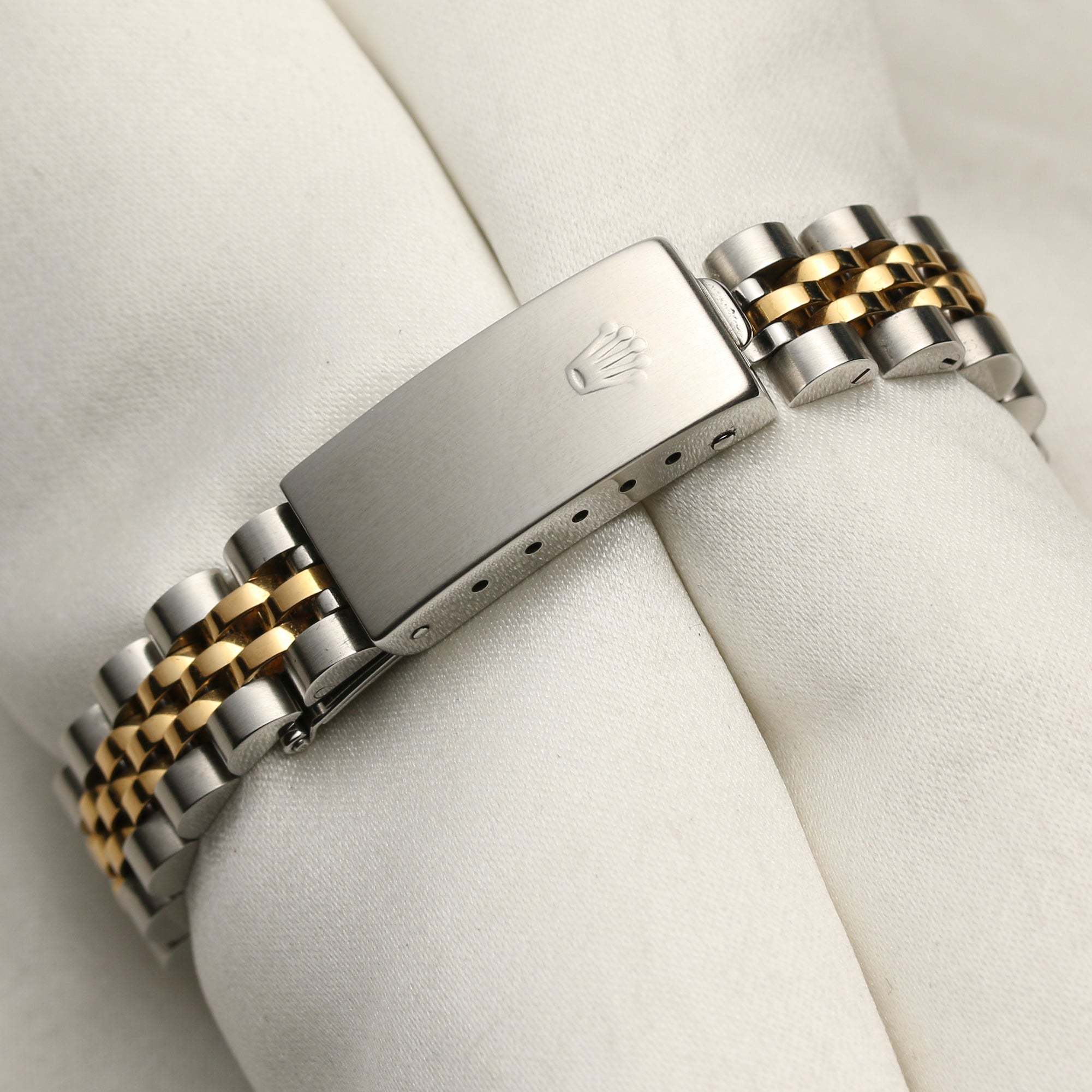 Rolex DateJust Steel & Gold Stone Dial Second Hand Watch Collectors 7