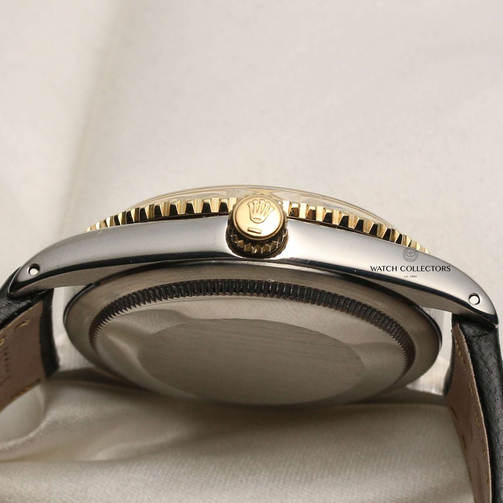 Rolex DateJust Steel & Gold Turno-Graph Second hand Watch Collectors 5