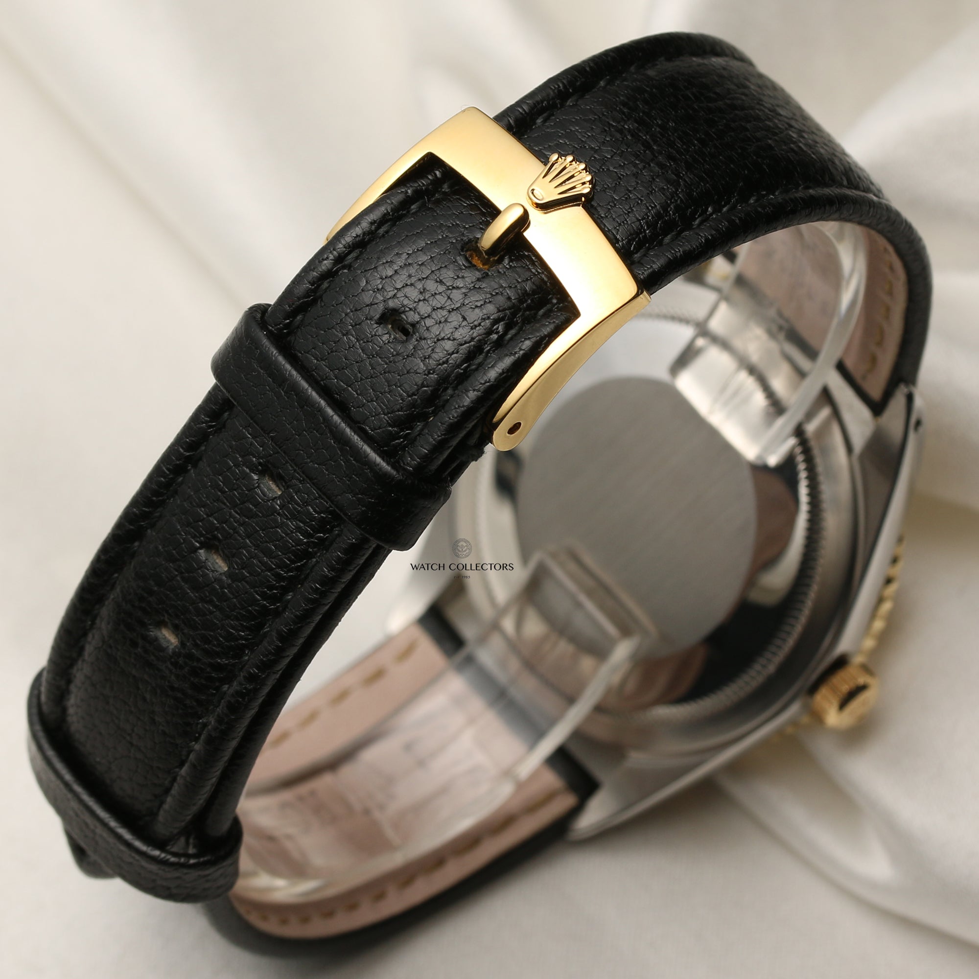 Rolex DateJust Steel & Gold Turno-Graph Second hand Watch Collectors 6