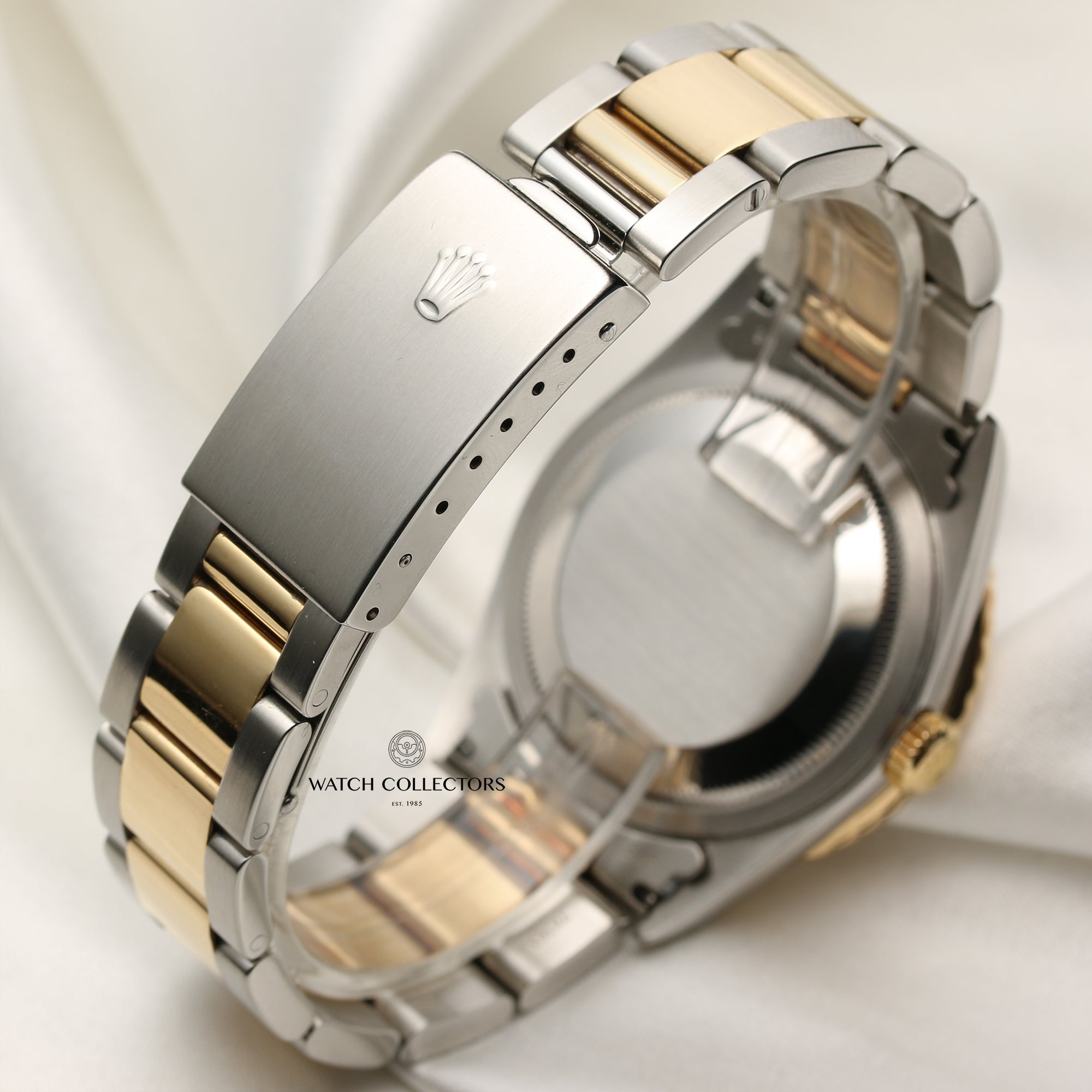 Rolex DateJust Turnograph Steel & Gold Second Hand Watch Collectors 6