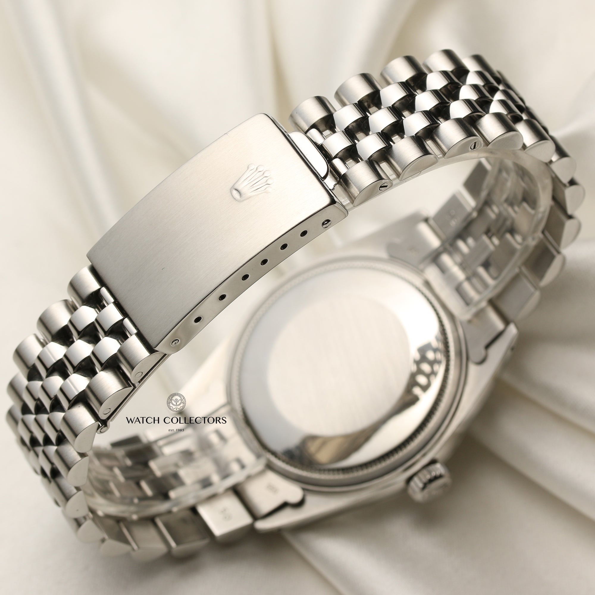 Rolex DateJust White Dial Stainless Steel Second hand Watch Collectors 6