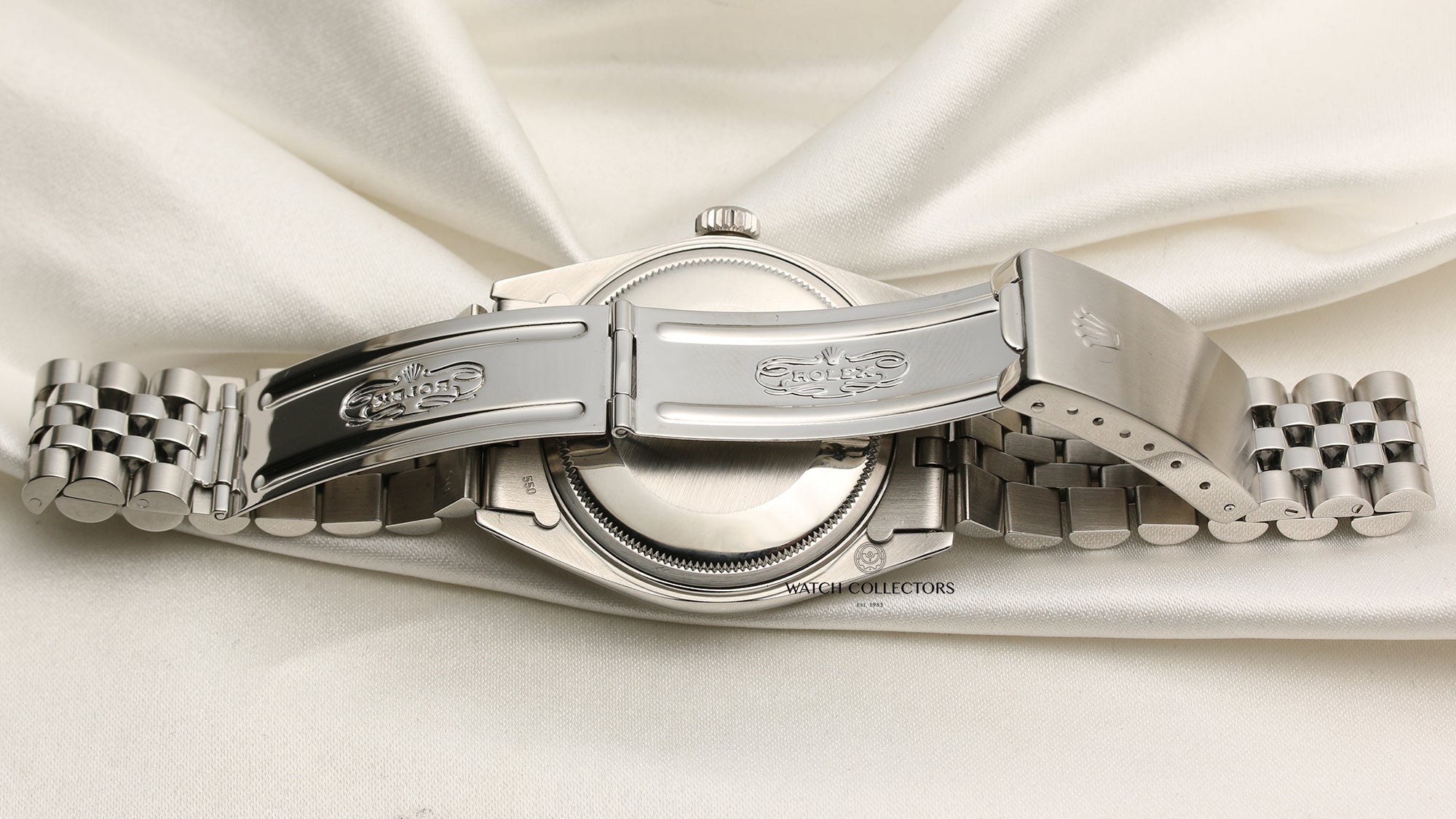 Rolex DateJust White Dial Stainless Steel Second hand Watch Collectors 7