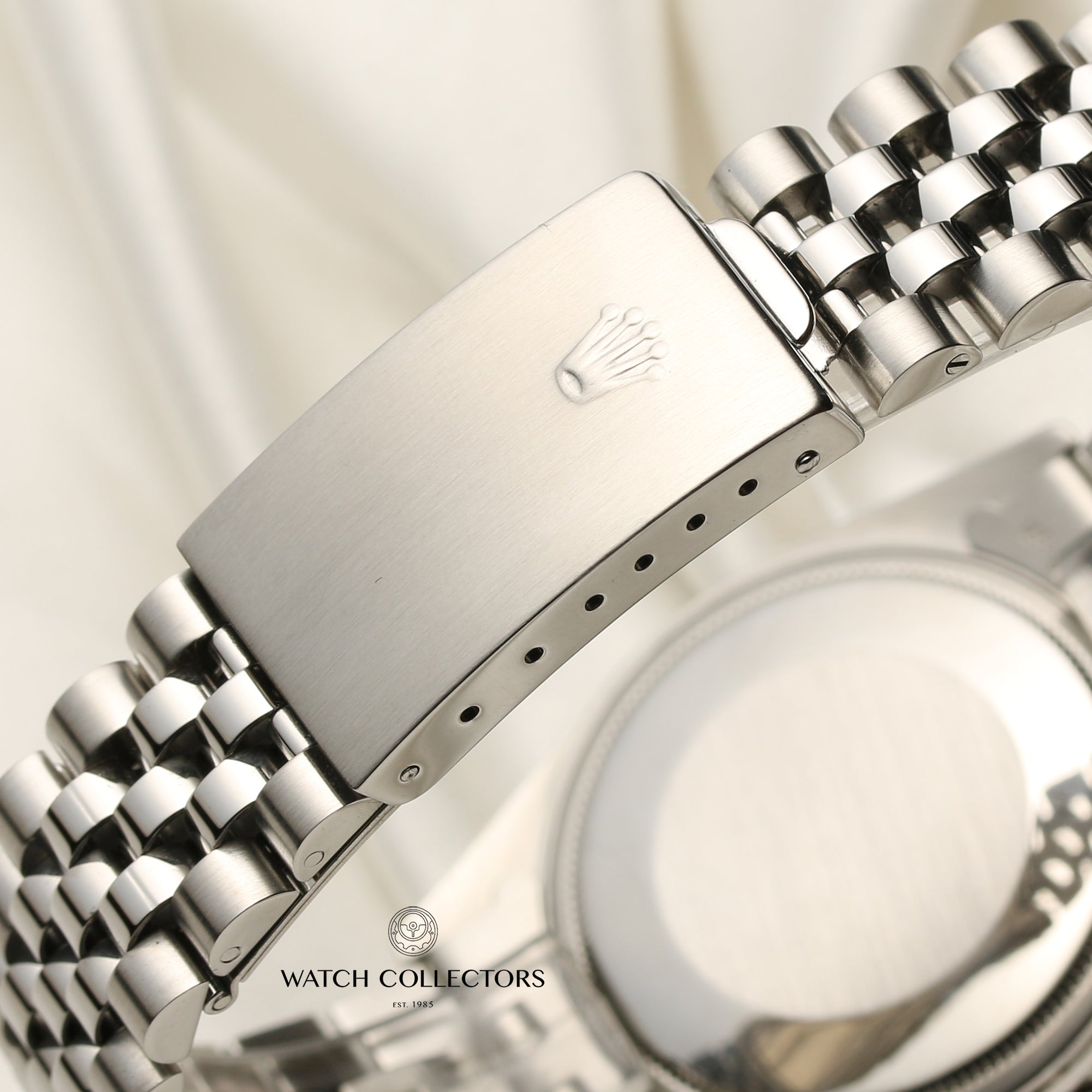 Rolex DateJust White Dial Stainless Steel Second hand Watch Collectors 8