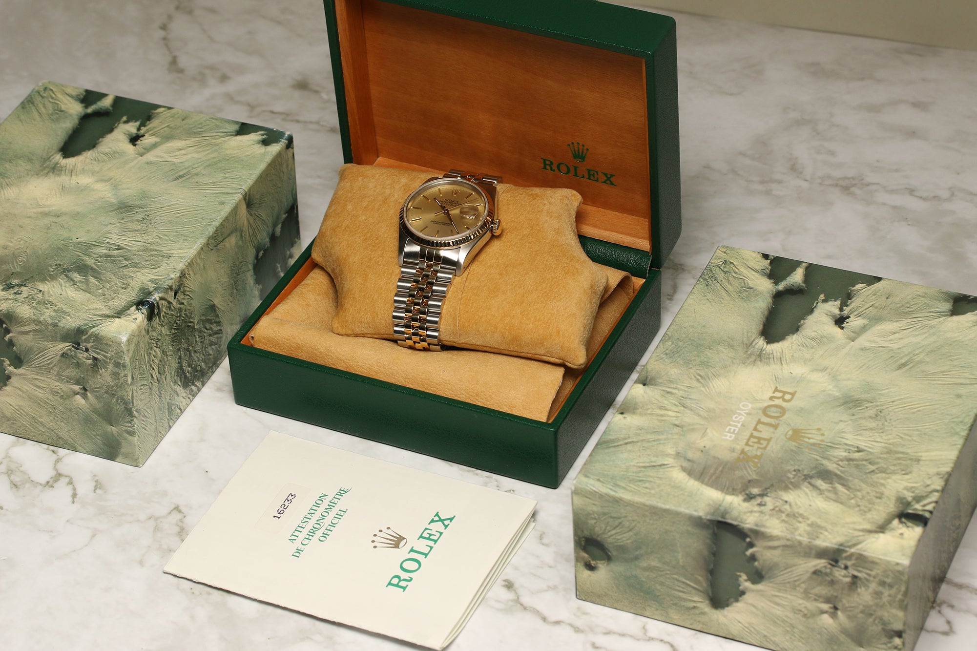 Rolex Datejust Steel & Gold Second Hand Watch Collectors 7