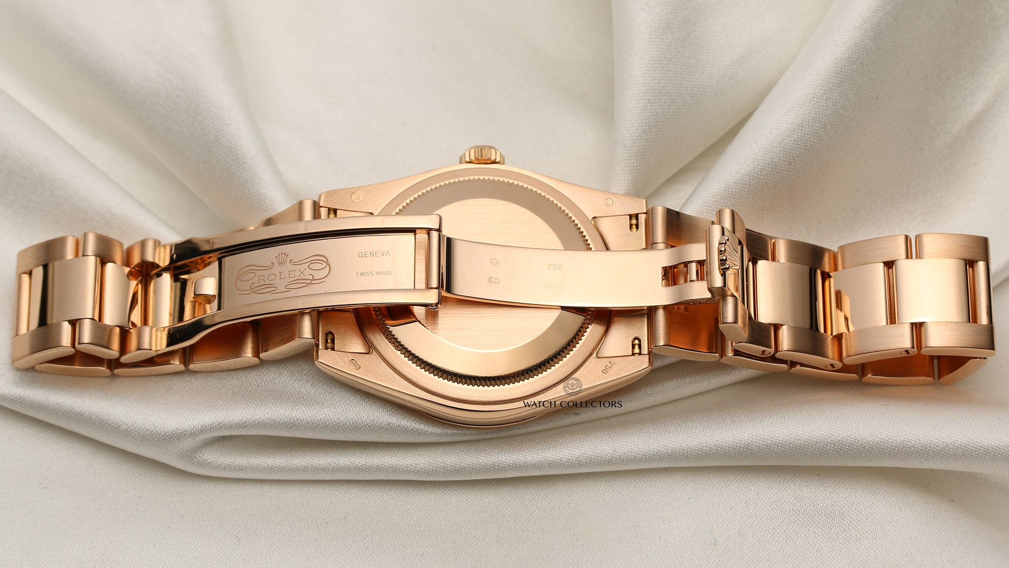 Rolex Day-Date 118205 18K Rose Gold Second Hand Watch Collectors 8