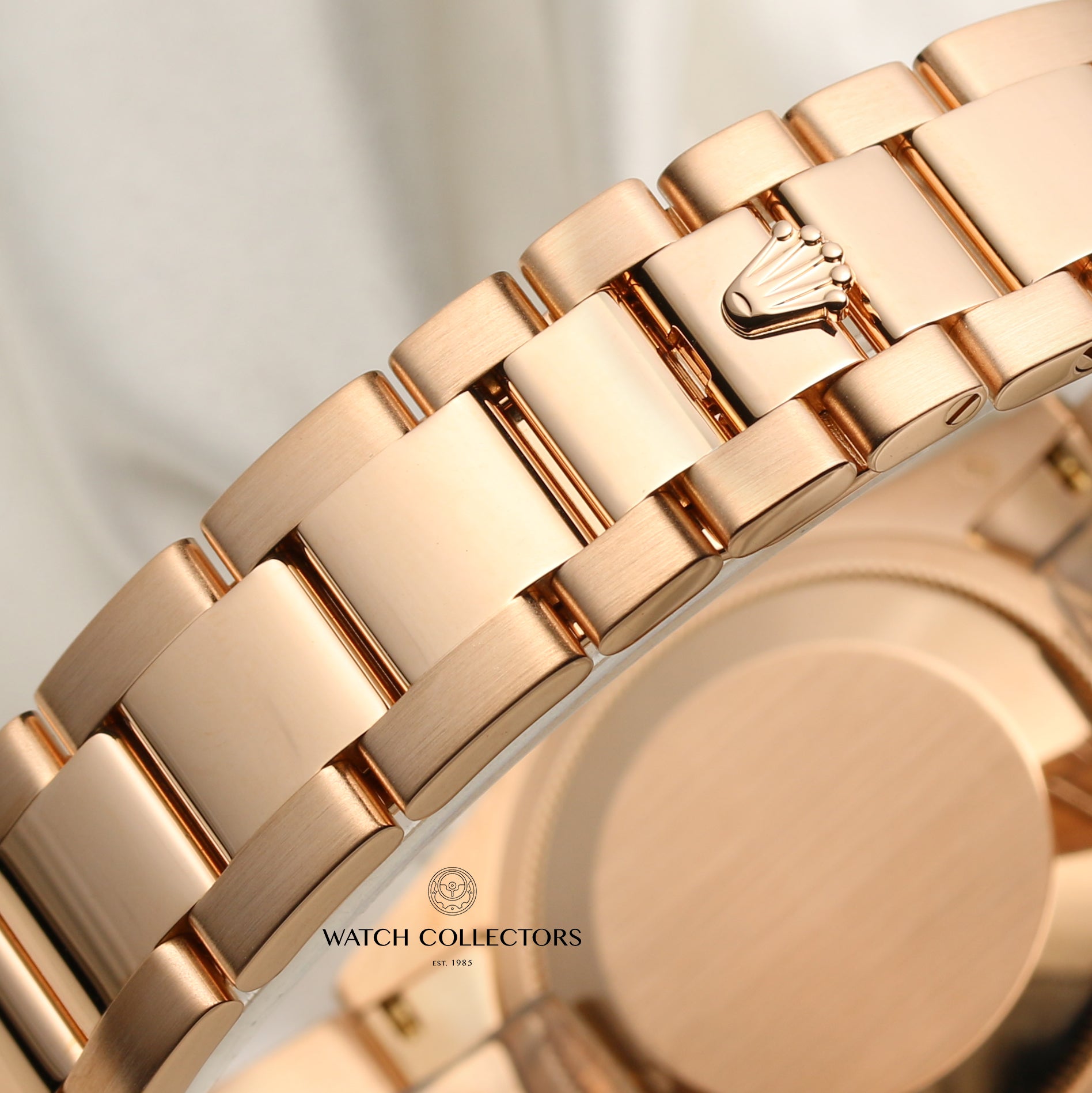 Rolex Day-Date 118205 18K Rose Gold Second Hand Watch Collectors 9