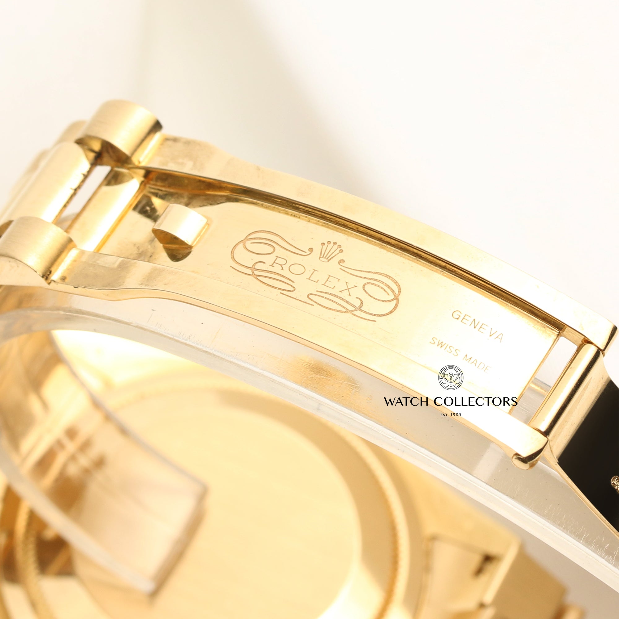 Rolex Day-Date 118208 18K White Gold Second Hand Watch Collectors 7