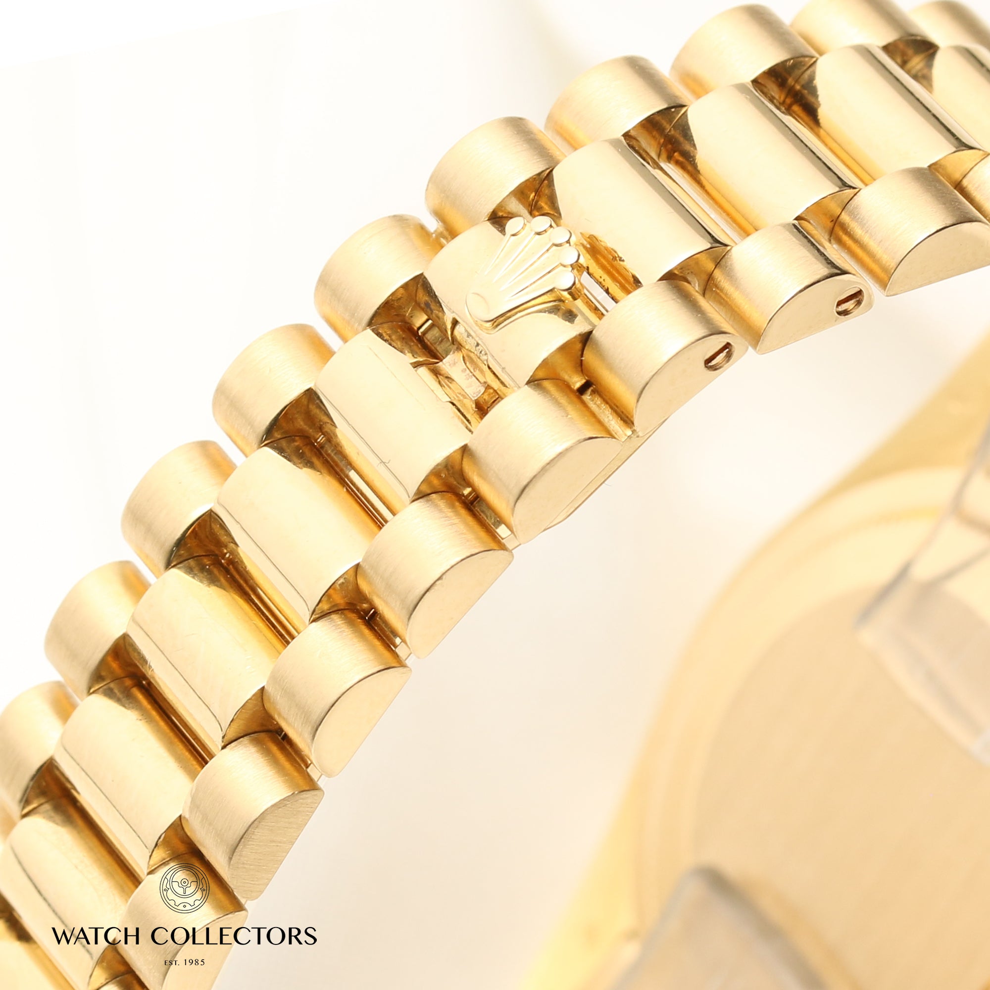 Rolex Day-Date 118208 18K White Gold Second Hand Watch Collectors 8