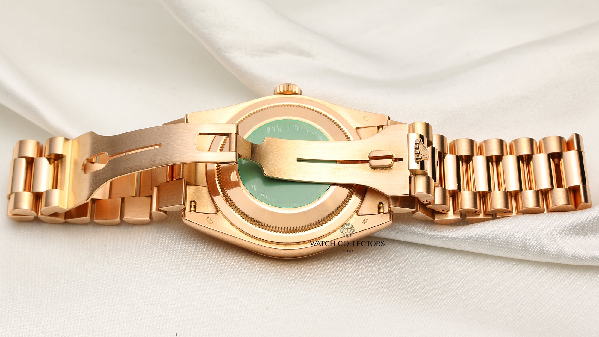 Rolex Day-Date 118235 18K Rose Gold Second Hand Watch Collectors 7