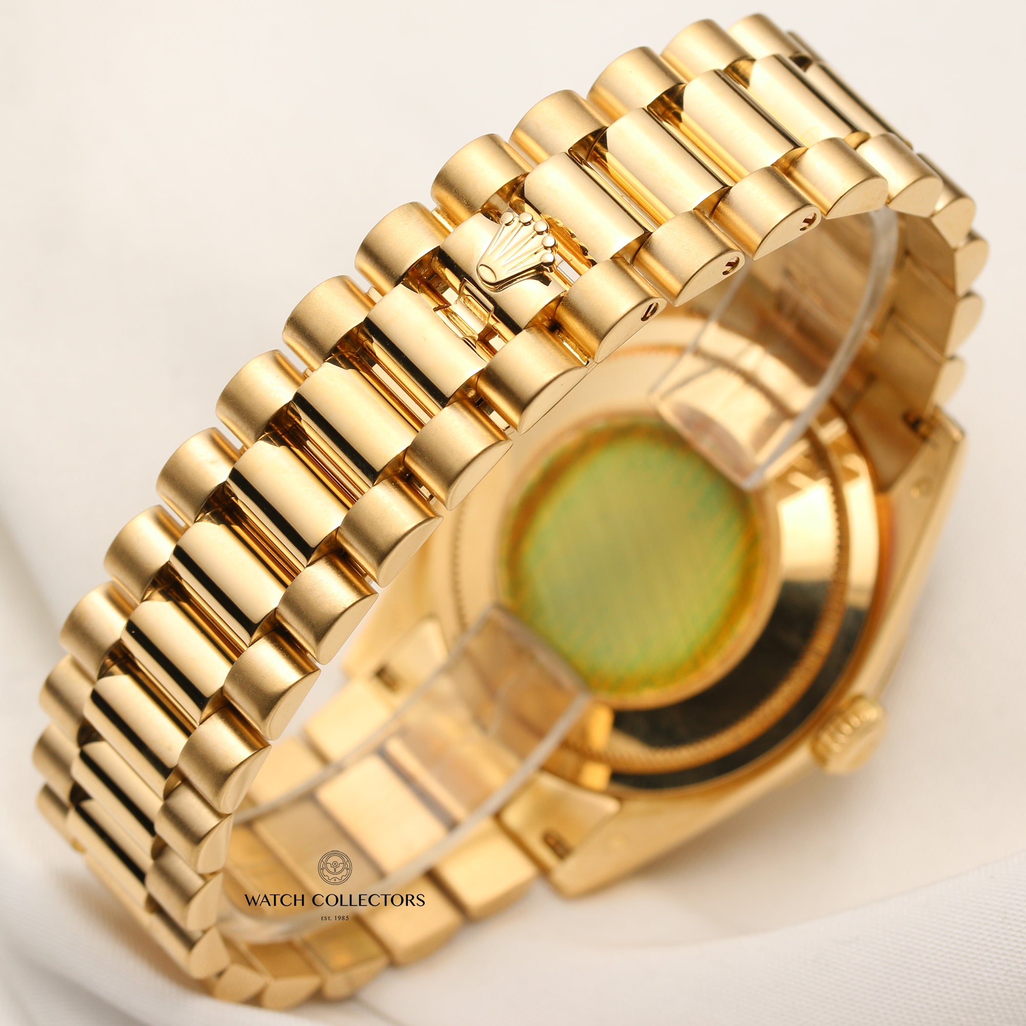 Rolex Day-Date 118238 18K Yellow Gold Champagne Dial Second Hand Watch Collectors 8