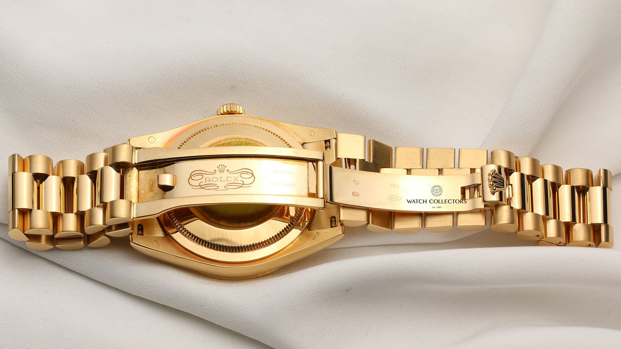 Rolex Day-Date 118238 18K Yellow Gold Champagne Dial Second Hand Watch Collectors 9