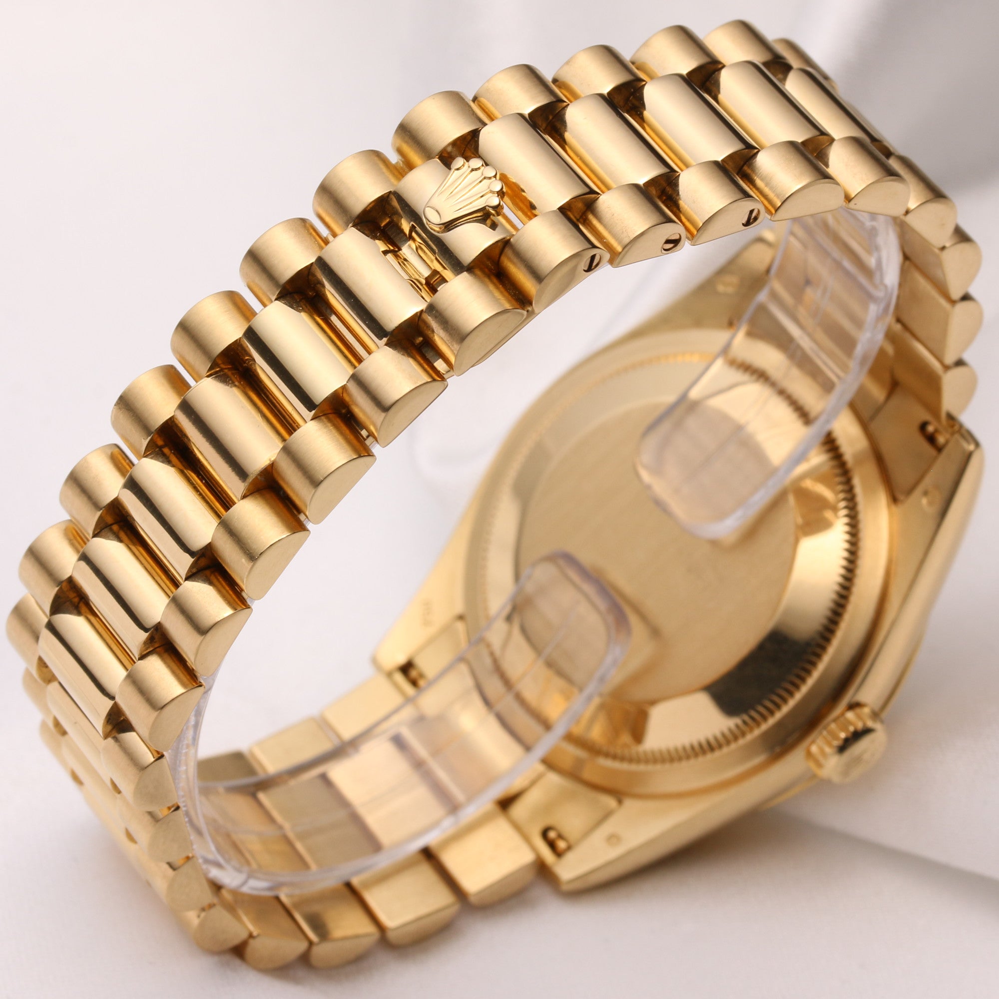 Rolex Day-Date 118238 18K Yellow Gold Diamond Second Hand Watch Collectors 5