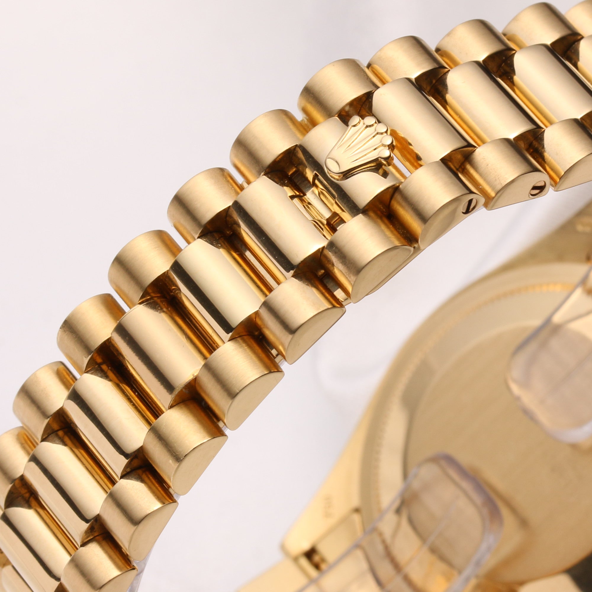 Rolex Day-Date 118238 18K Yellow Gold Diamond Second Hand Watch Collectors 6