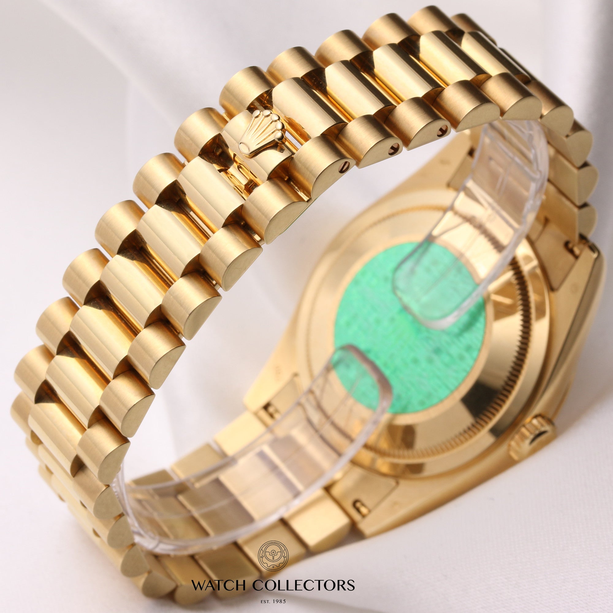 Rolex-Day-Date-118238-18K-Yellow-Gold-Second-Hand-Watch-Collectors-5