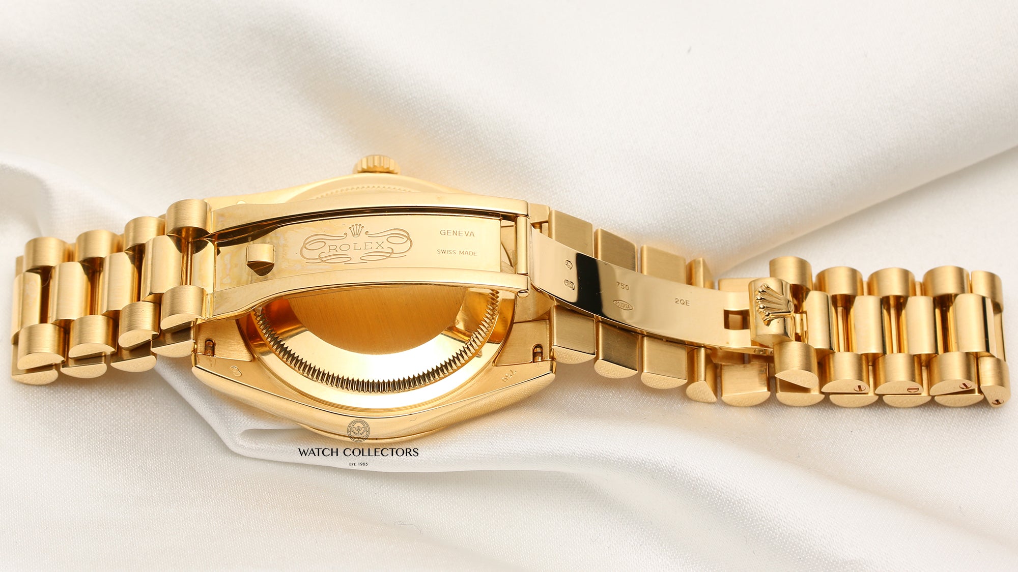 Rolex Day-Date 118238 18K Yellow Gold Second Hand Watch Collectors 7