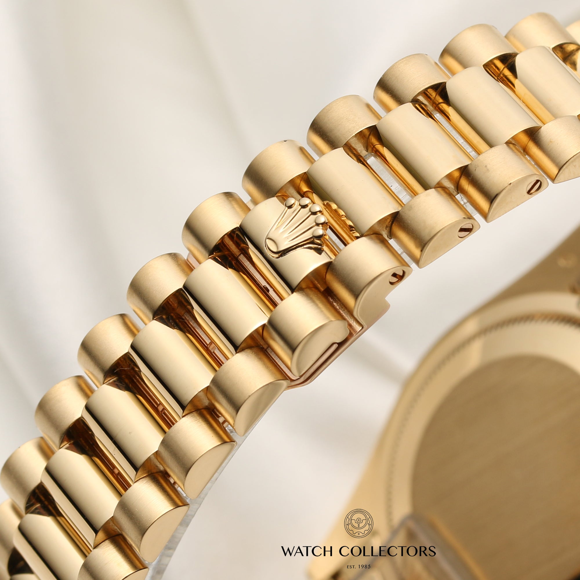 Rolex Day-Date 118238 18K Yellow Gold Second Hand Watch Collectors 8