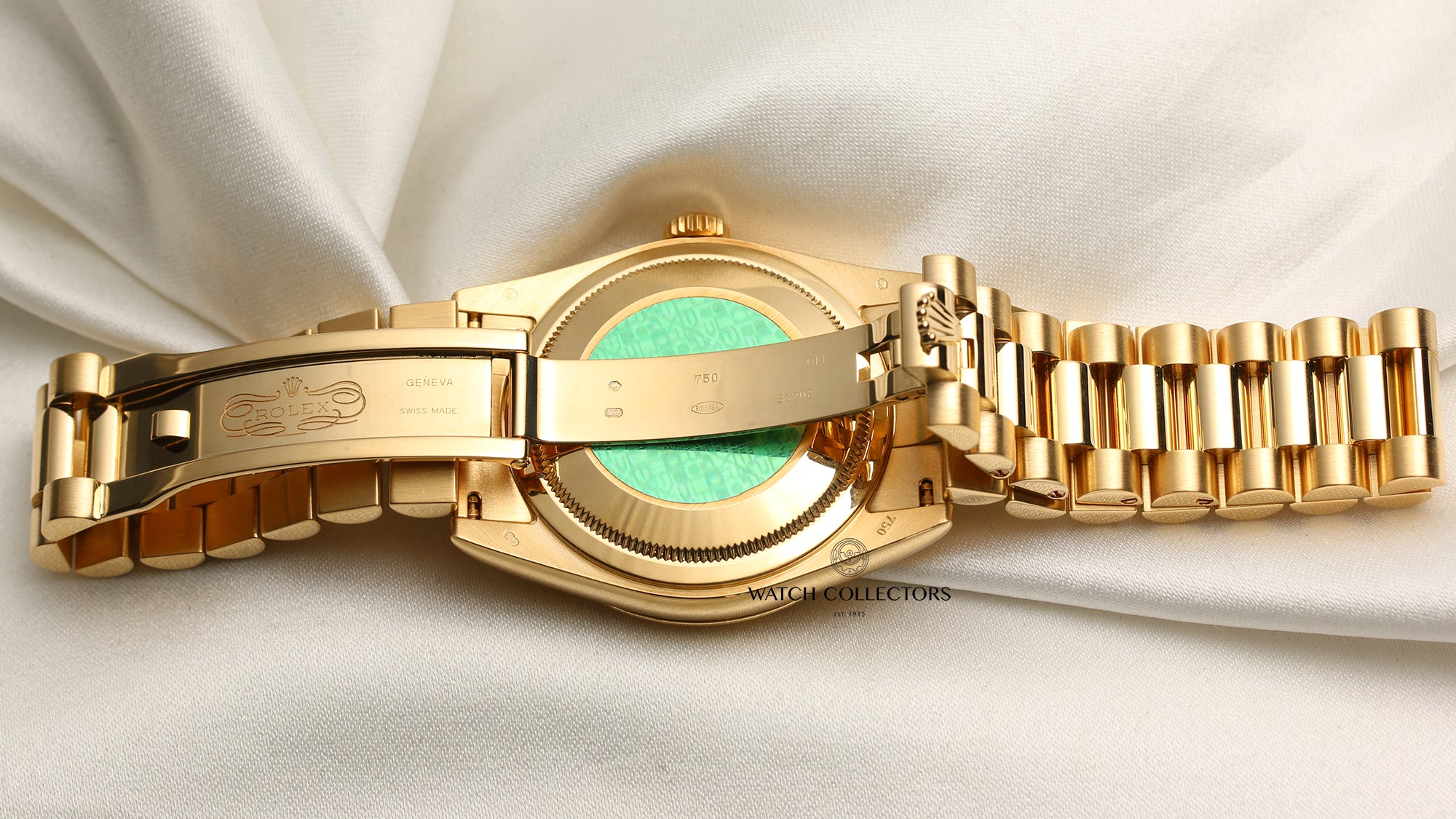 Rolex Day-Date 118238 18K Yellow Gold Second Hand Watch Collectors 8